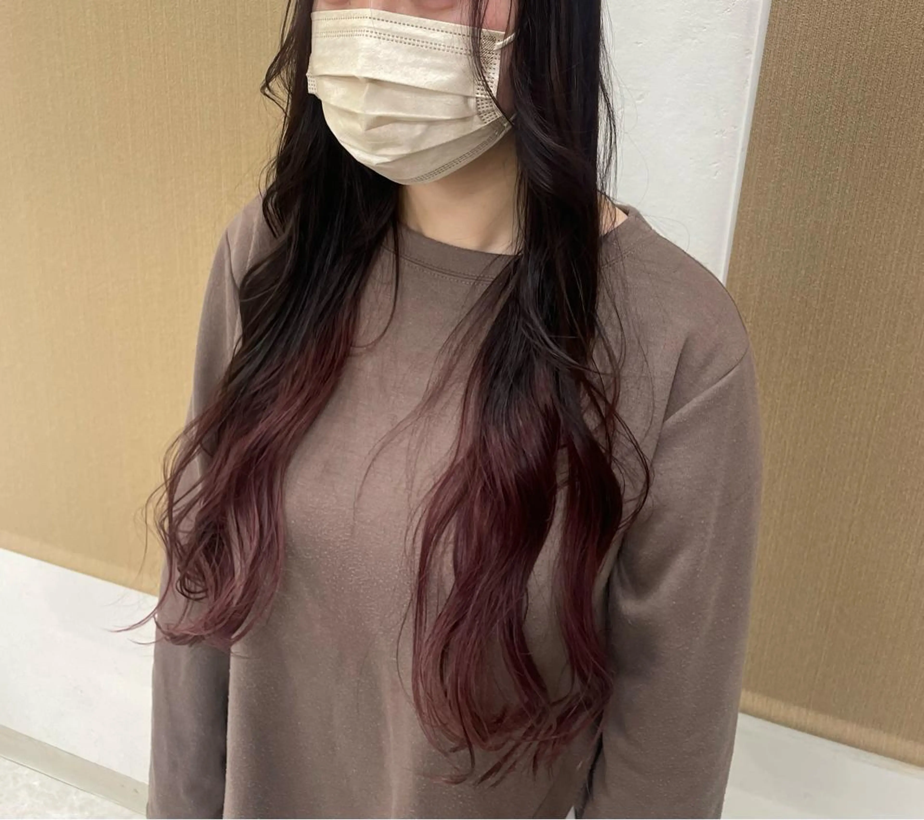 カラー ブリーチ グラデーションカラー 天王寺 hinataのヘアスタイル