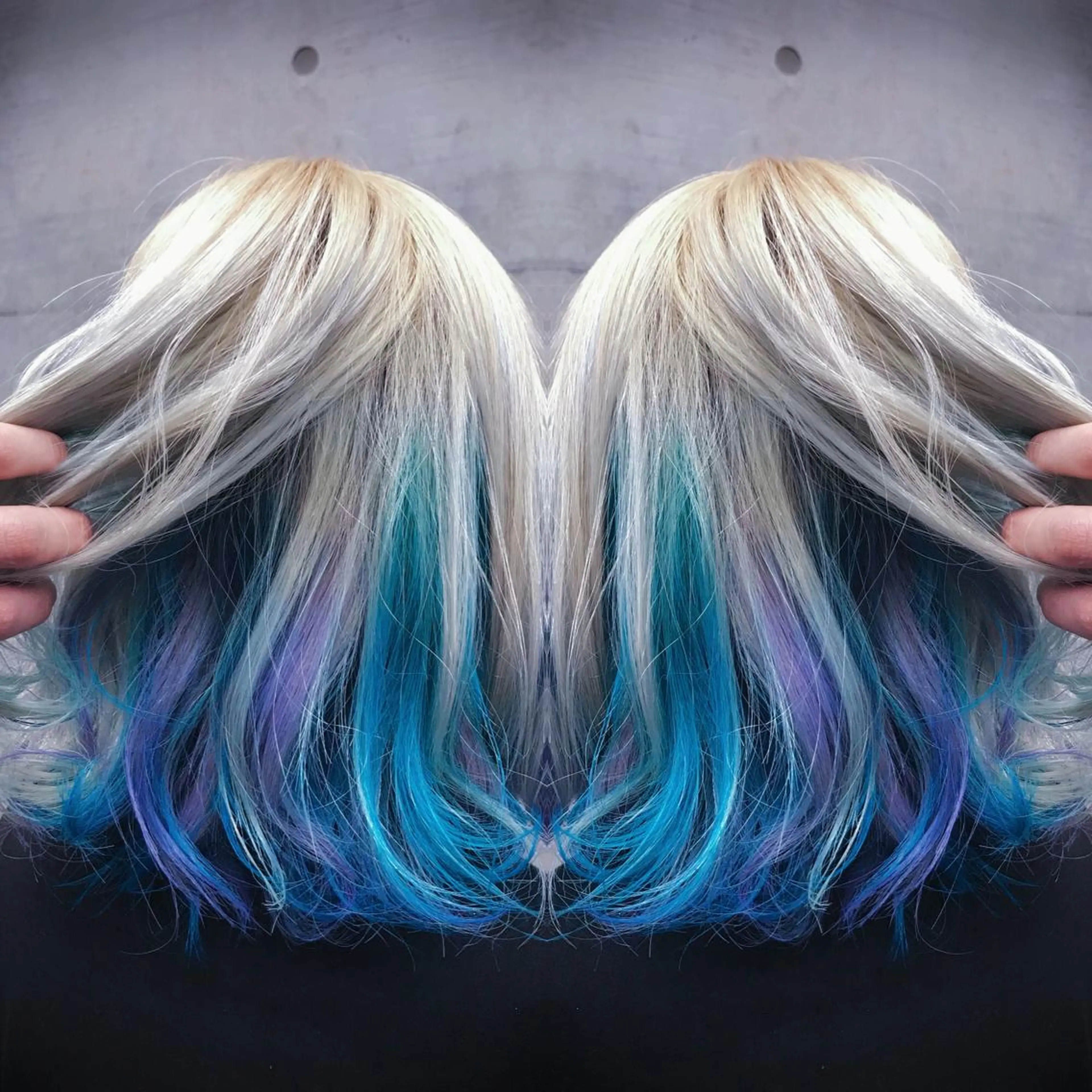 ショート カラー ヘアアレンジ ユニコーンカラー 髪質改善/縮毛矯正 芹沢のヘアスタイル