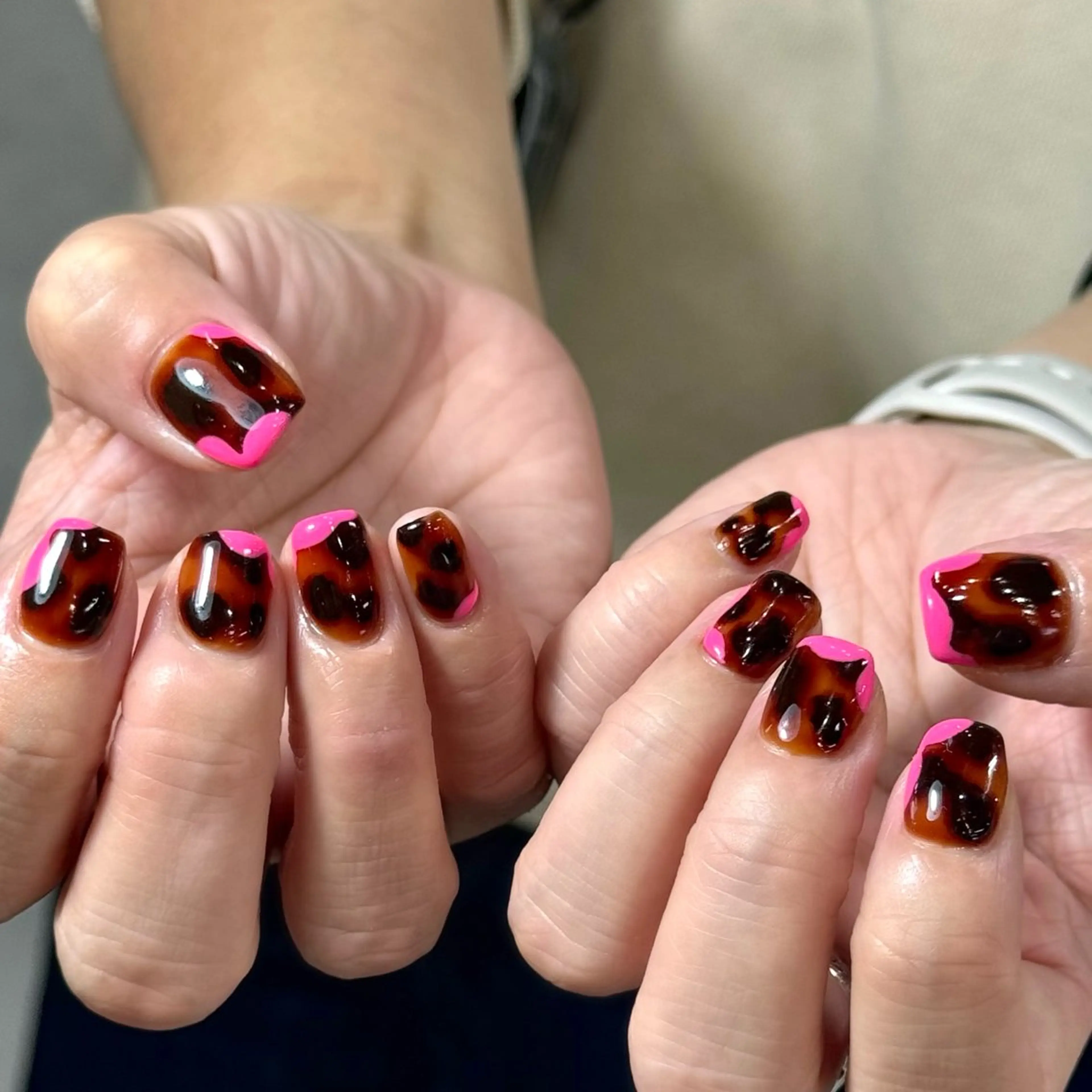 ネイル べっ甲ネイル ハンドネイル HARUKA ネイリスト福岡/薬院のネイルデザイン