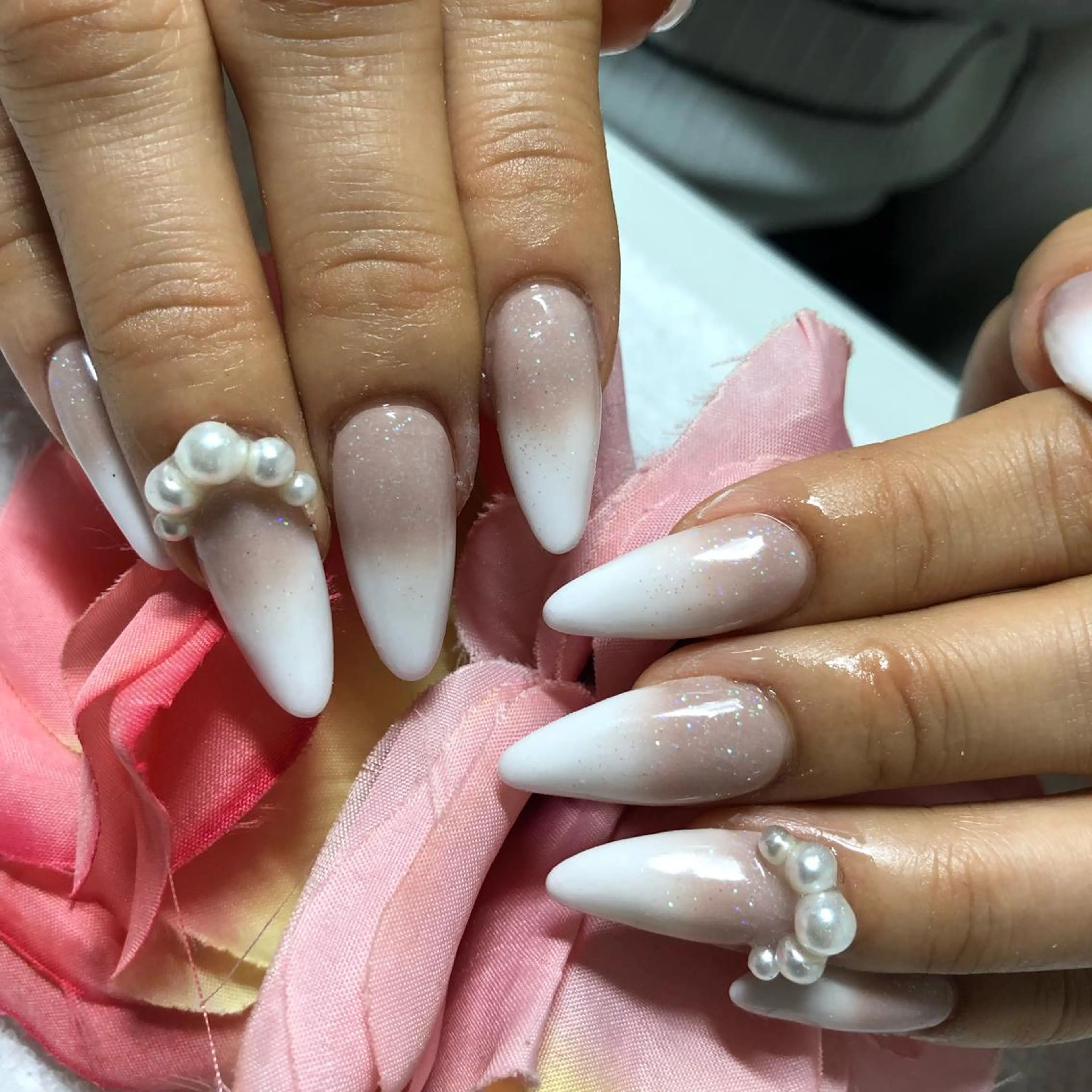 セミロング ネイル 《LB》ラブリエ Nail&eyeのマツエク・マツパデザイン