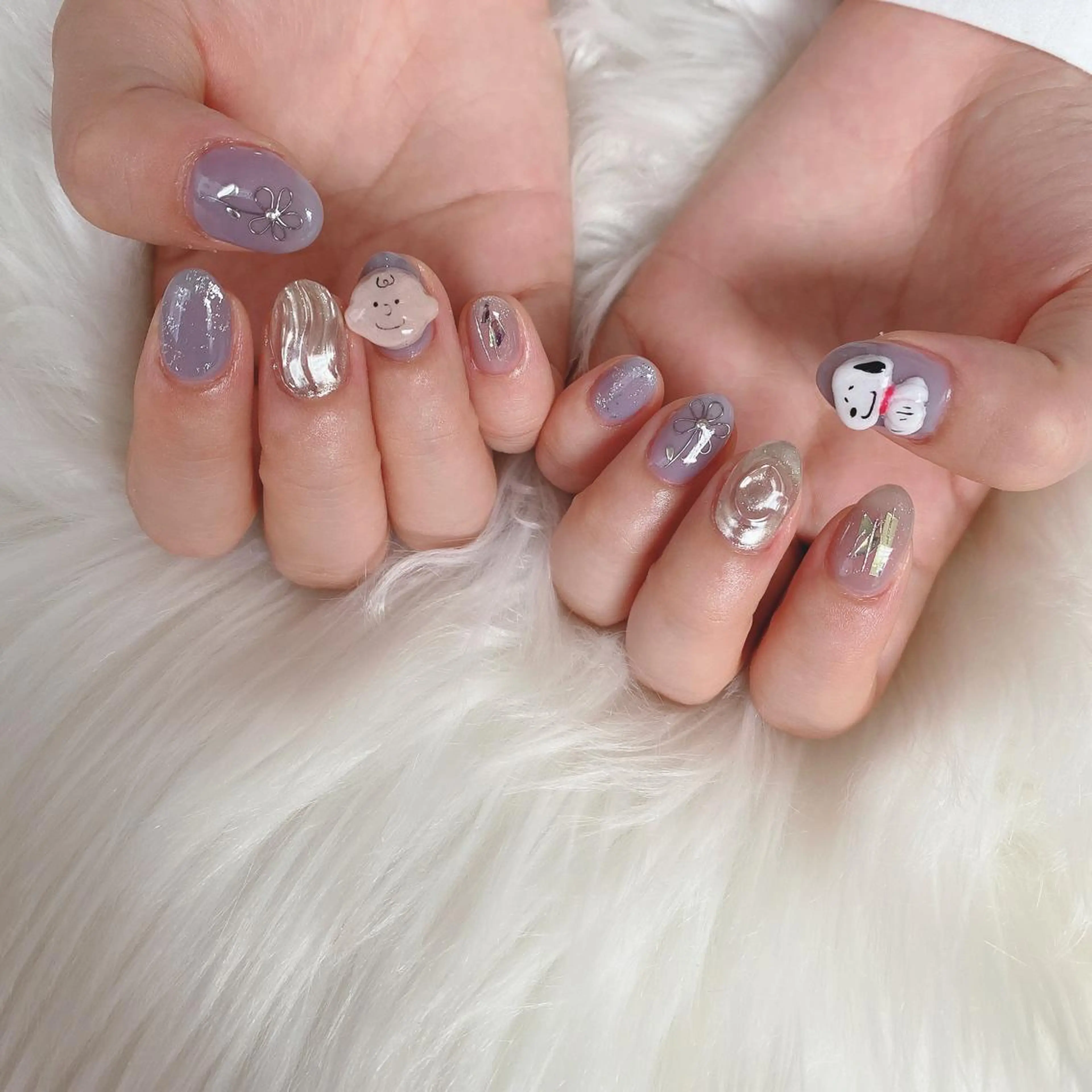 ネイル ハンドネイル 西岡 杏のネイルデザイン