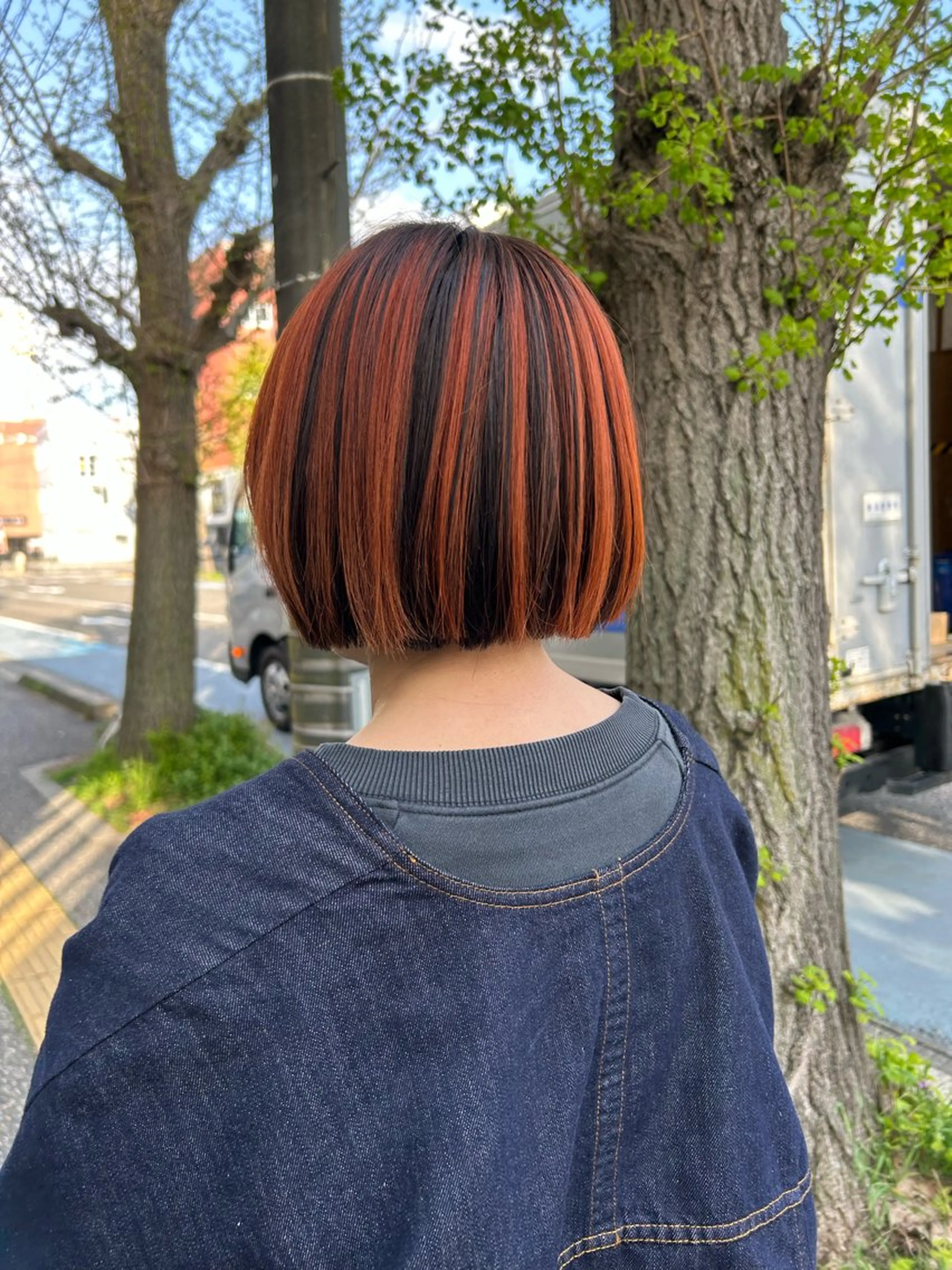 ミディアム ORe'S HAIR BE　GLaDまなみのヘアスタイル