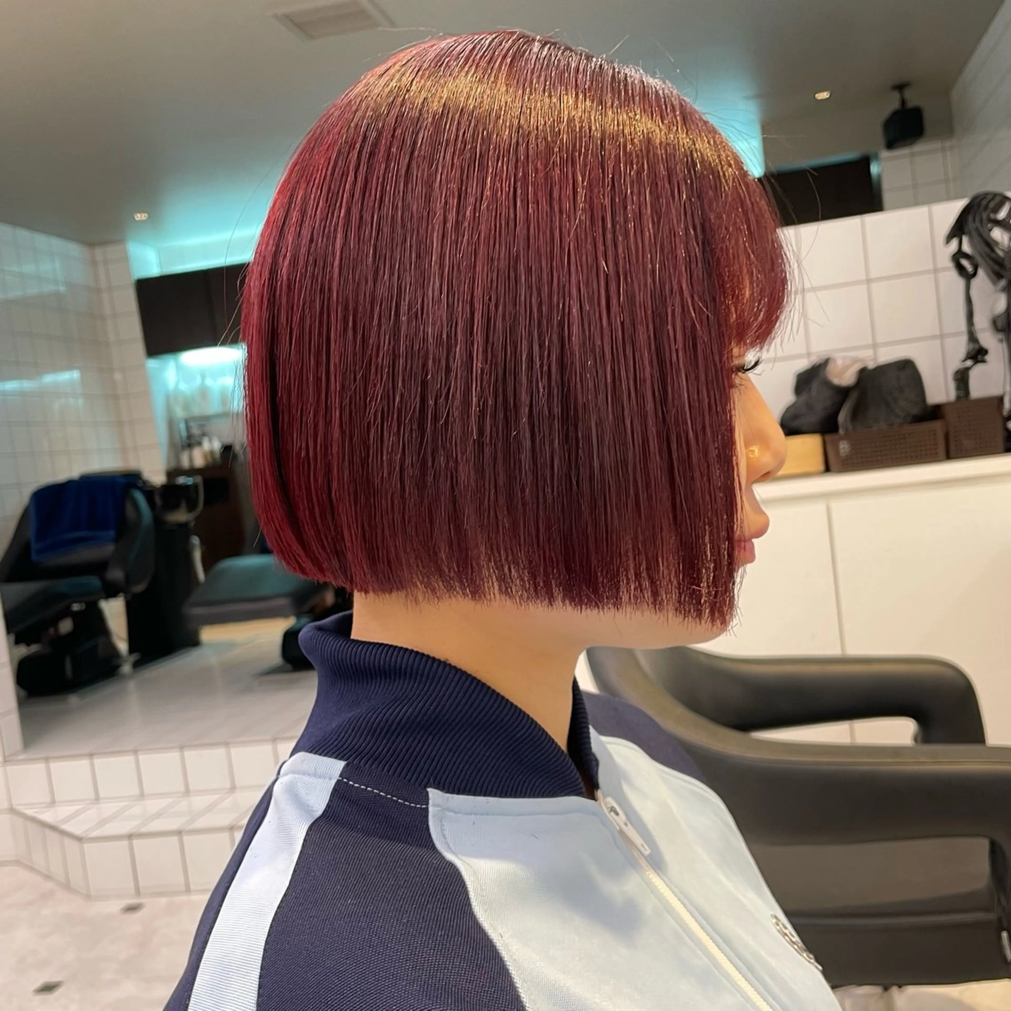 ショート カラー 【美髪矯正/絹髪】 🎀hinano🎀のヘアスタイル