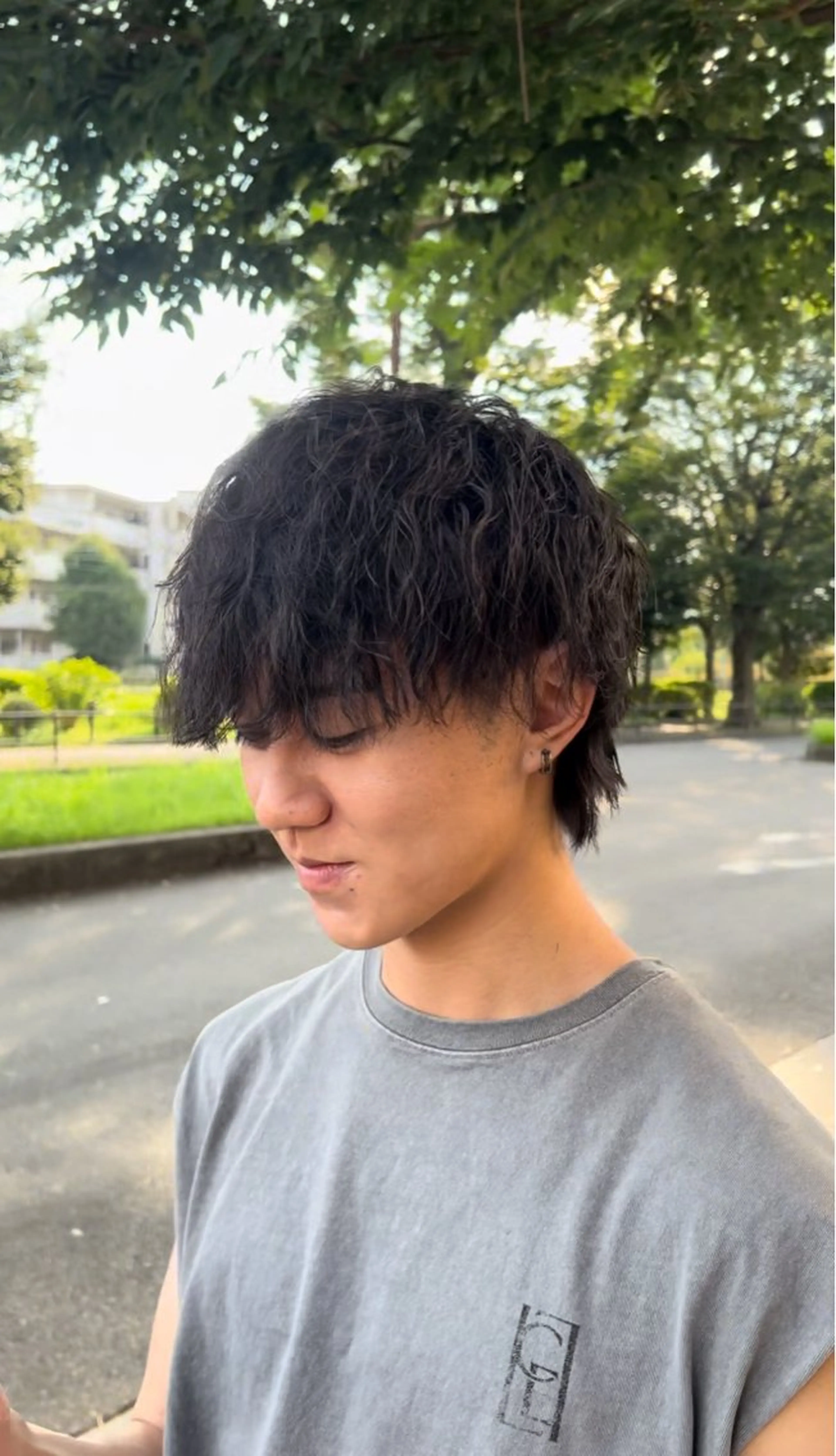 ショート パーマ メンズ メンズパーマ⚜️ 角花ひろゆきのヘアスタイル