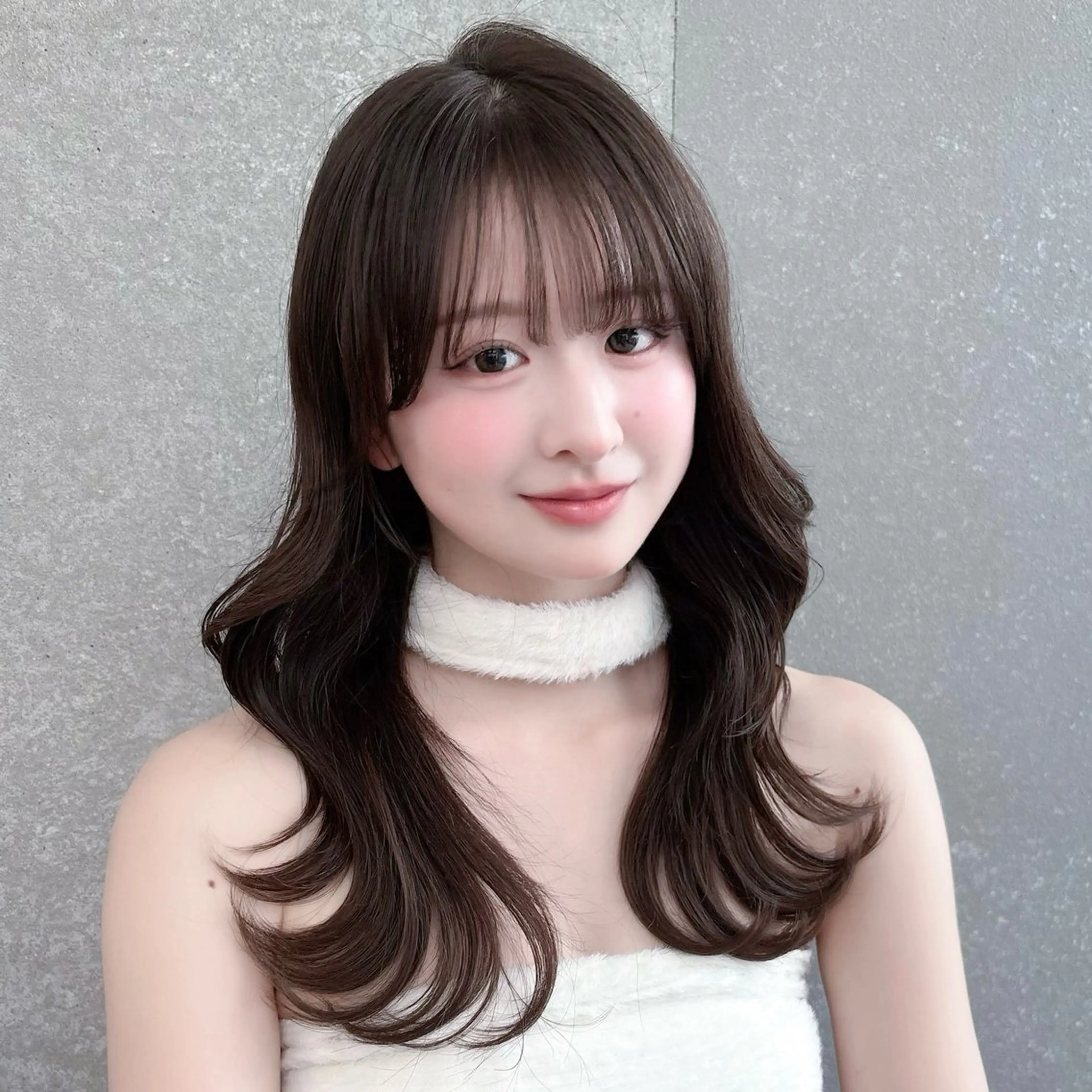 セミロング 韓国レイヤー／似合わ せ／nazuna🩵のヘアスタイル