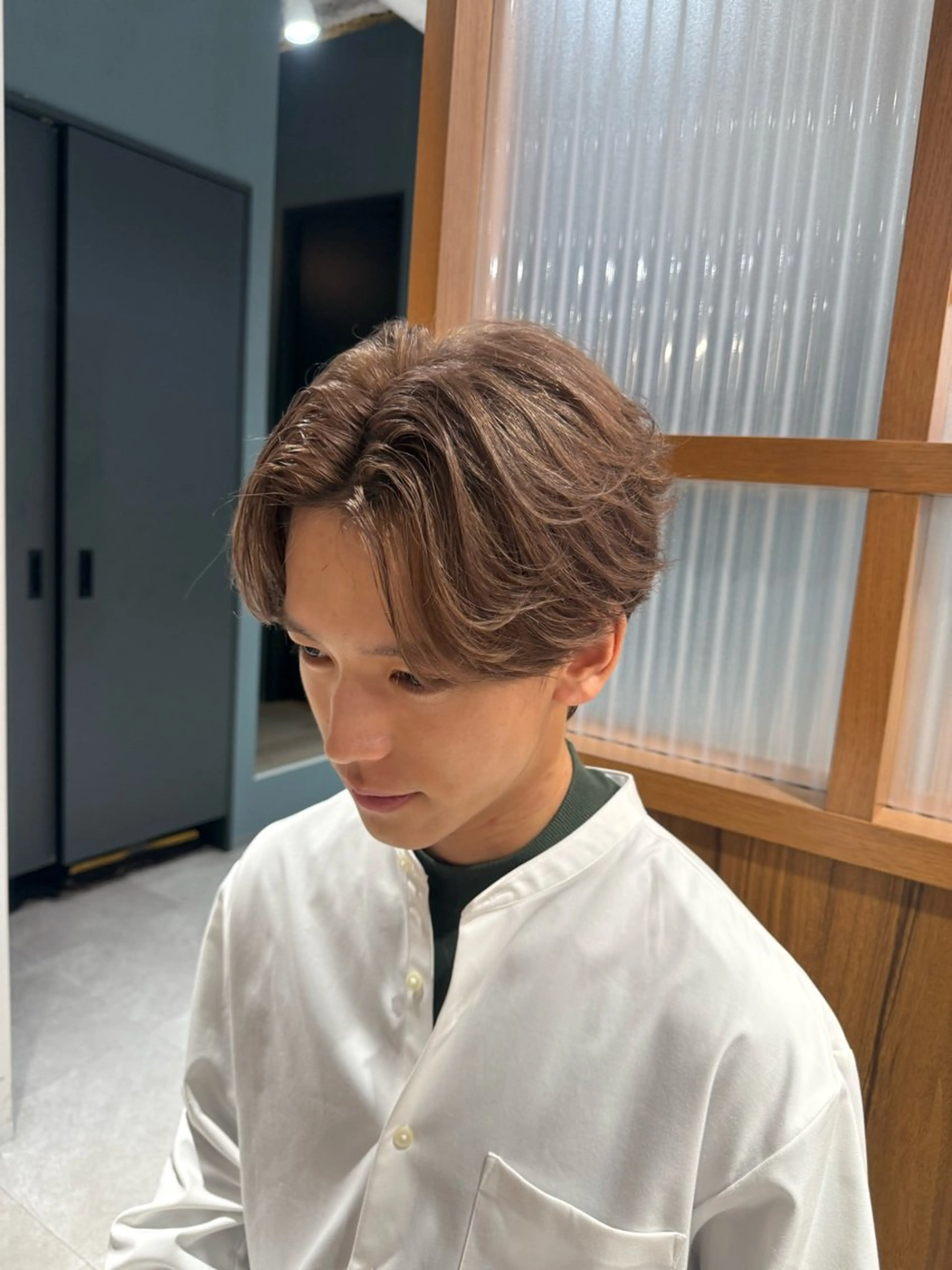 カラー メンズ 岡本 太陽☀️のヘアスタイル