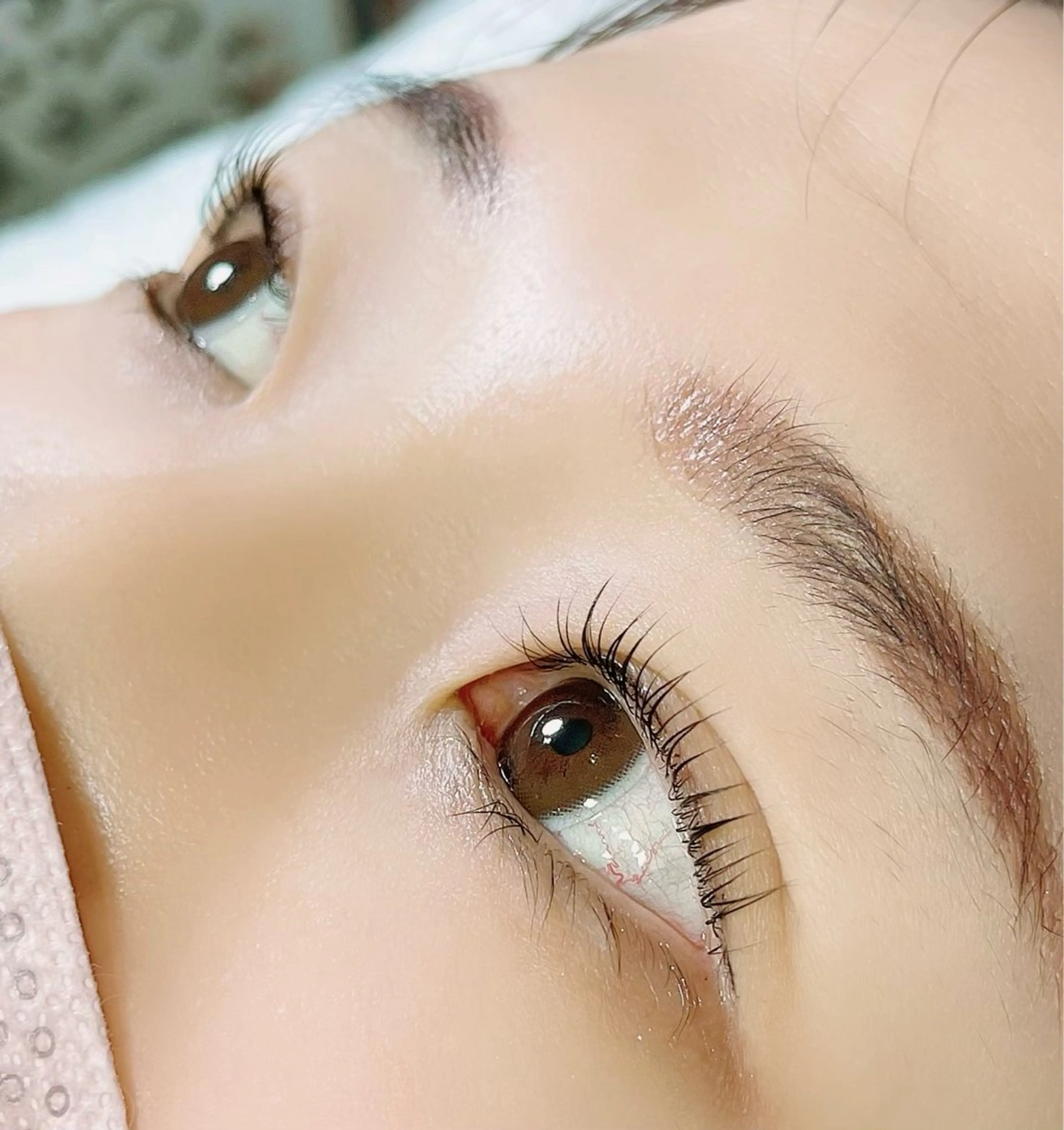 マツエク・マツパ フラットラッシュ パリジェンヌラッシュリフト 一重×まつ毛パーマ ボリュームラッシュ Charme 五反田・不動前・目黒のマツエク・マツパデザイン