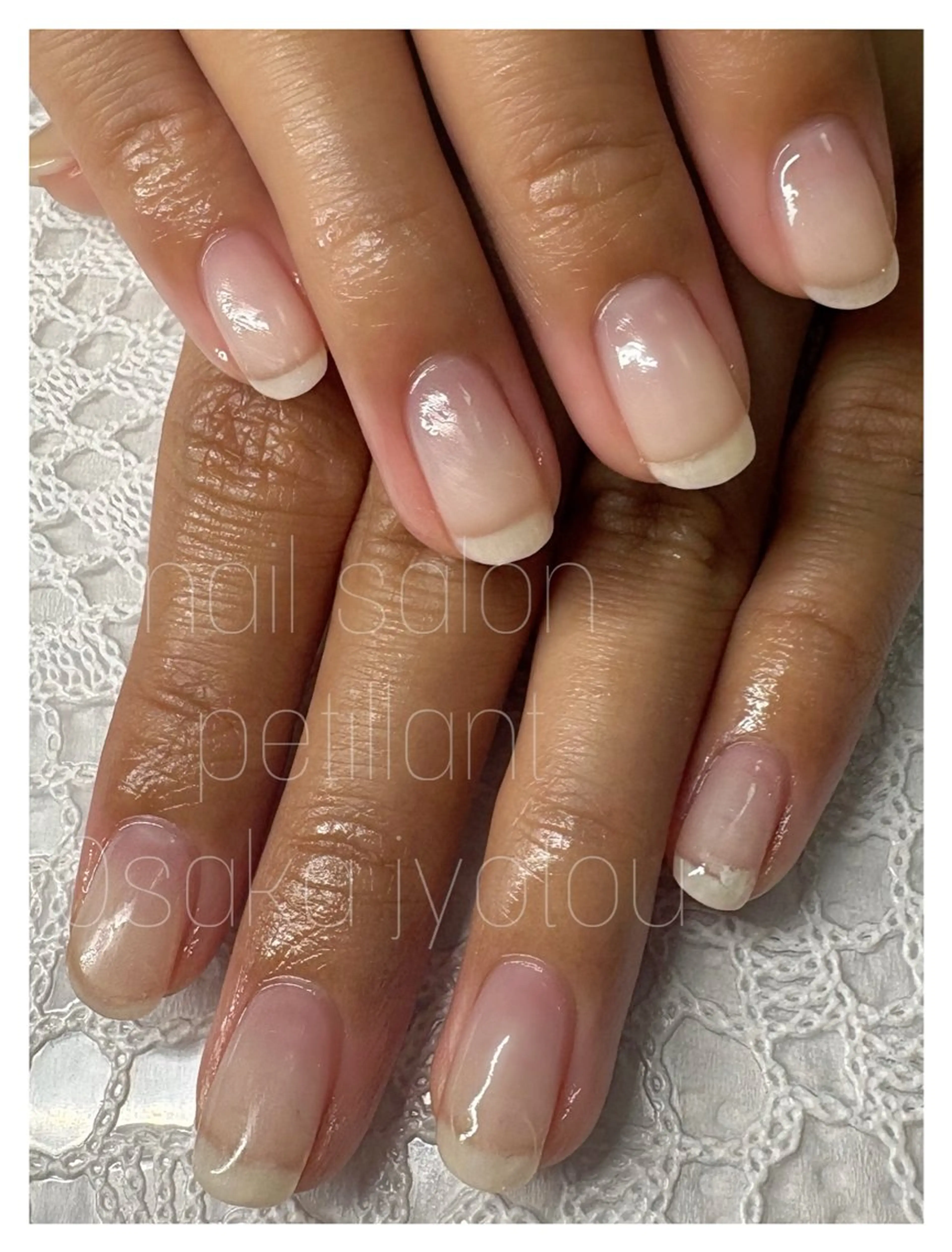 ネイル アートネイル クリアネイル ジェルネイル nail salon petillantのネイルデザイン