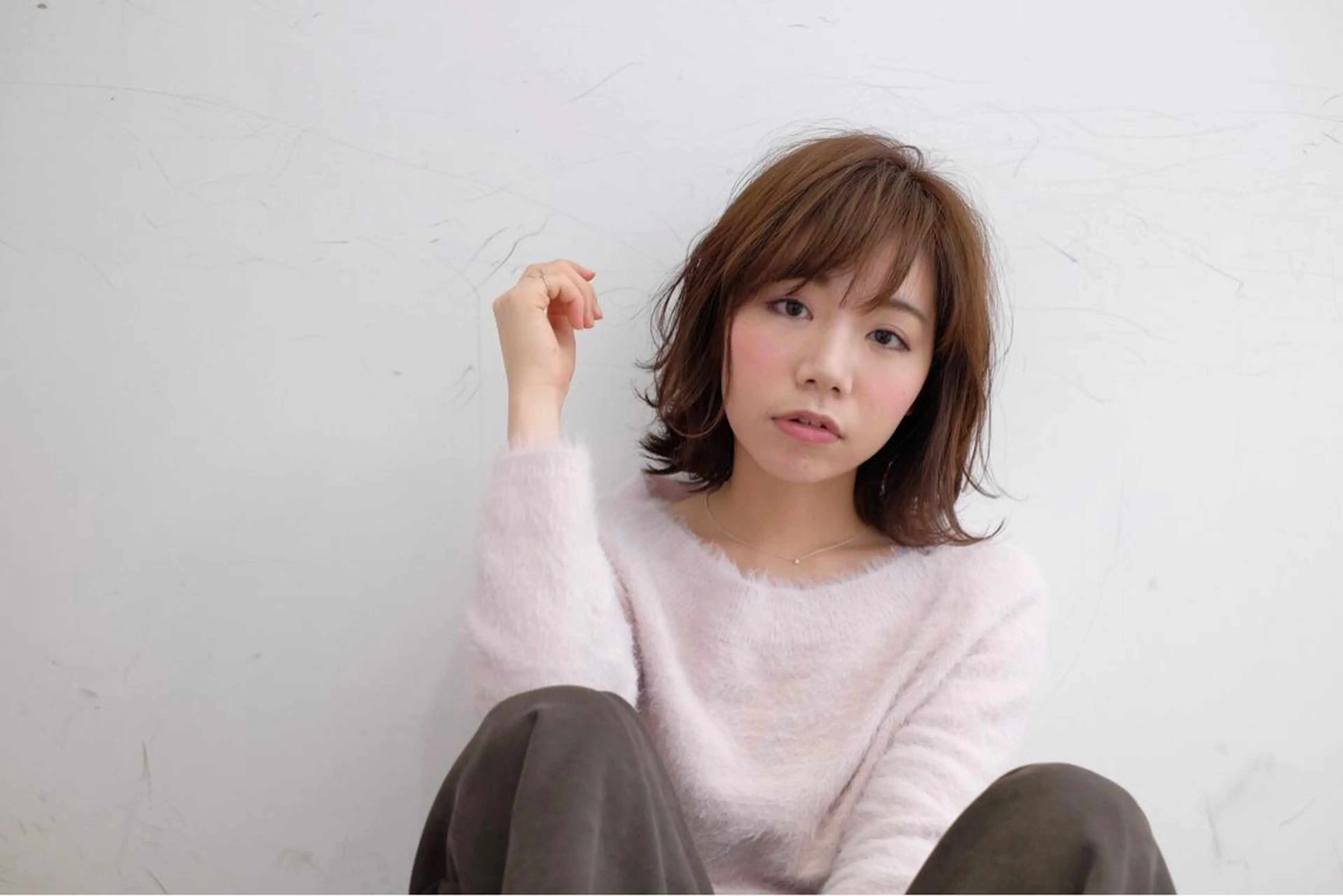 ショート ボブ 外ハネヘア 佐藤 旭のヘアスタイル