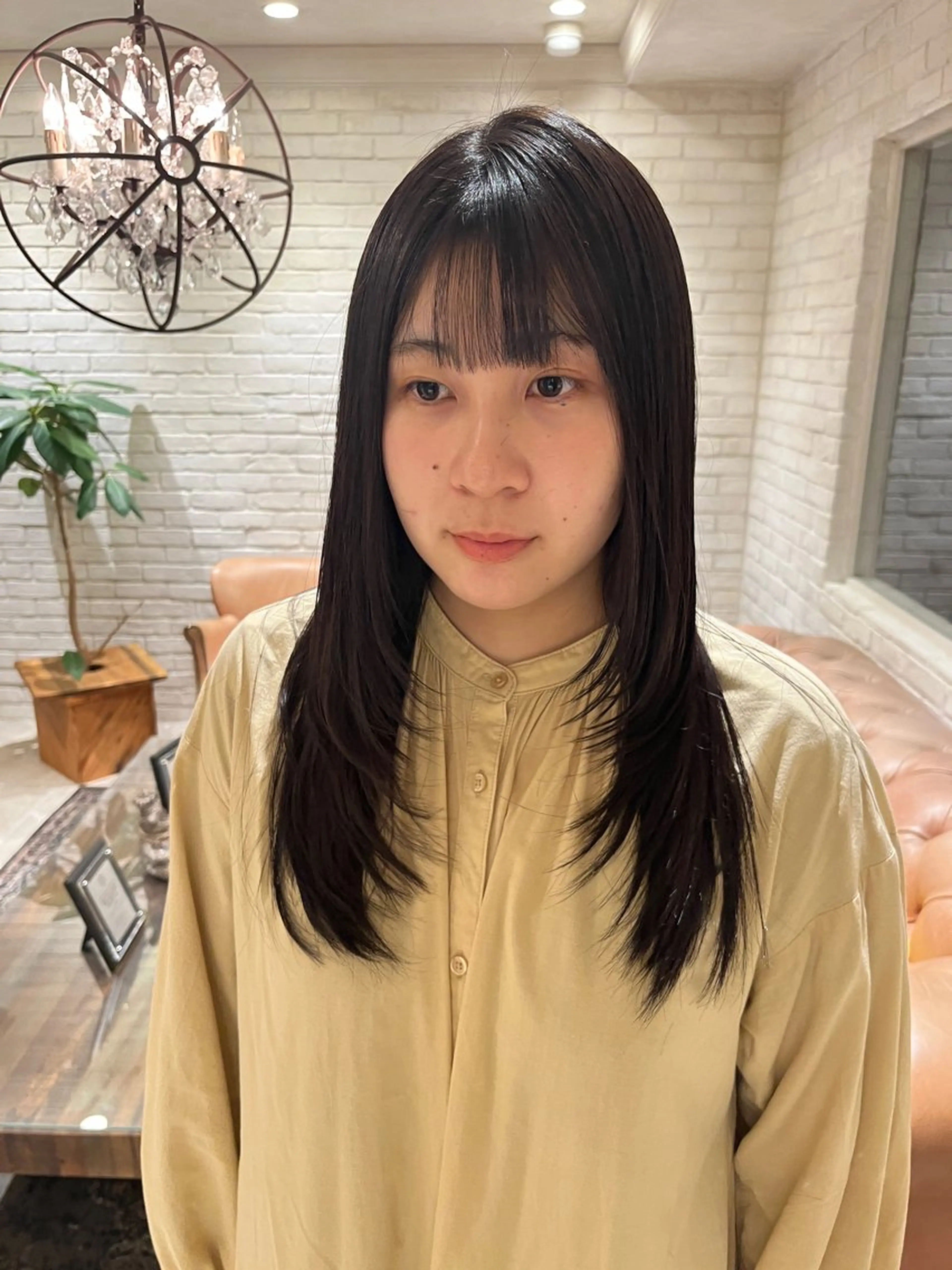 ロング レイヤーカット シャギー 橘 ゆきののヘアスタイル