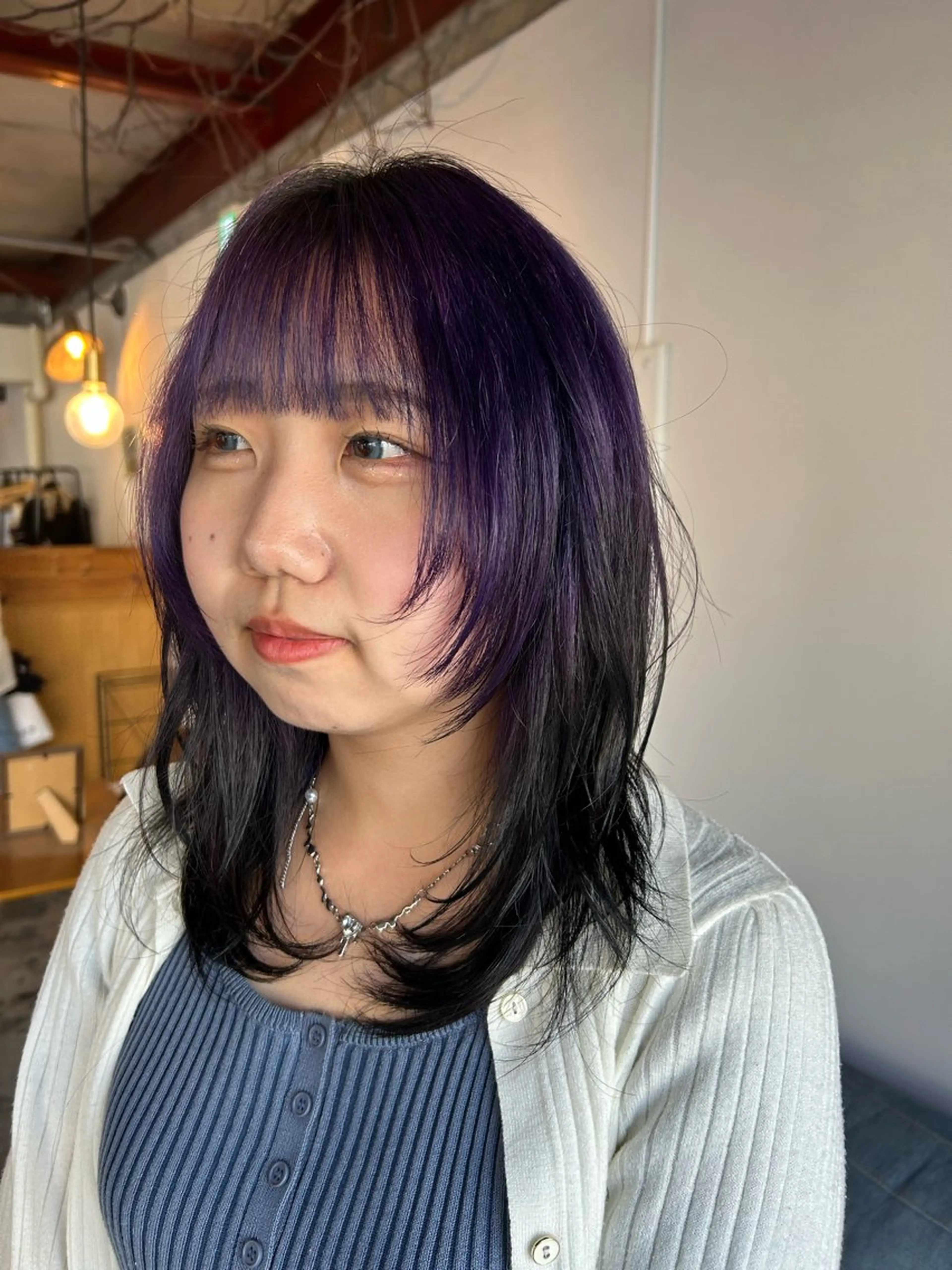 セミロング カラー ヘアカラー トリートメント ブリーチ職人/ shori/店舗代表のヘアスタイル