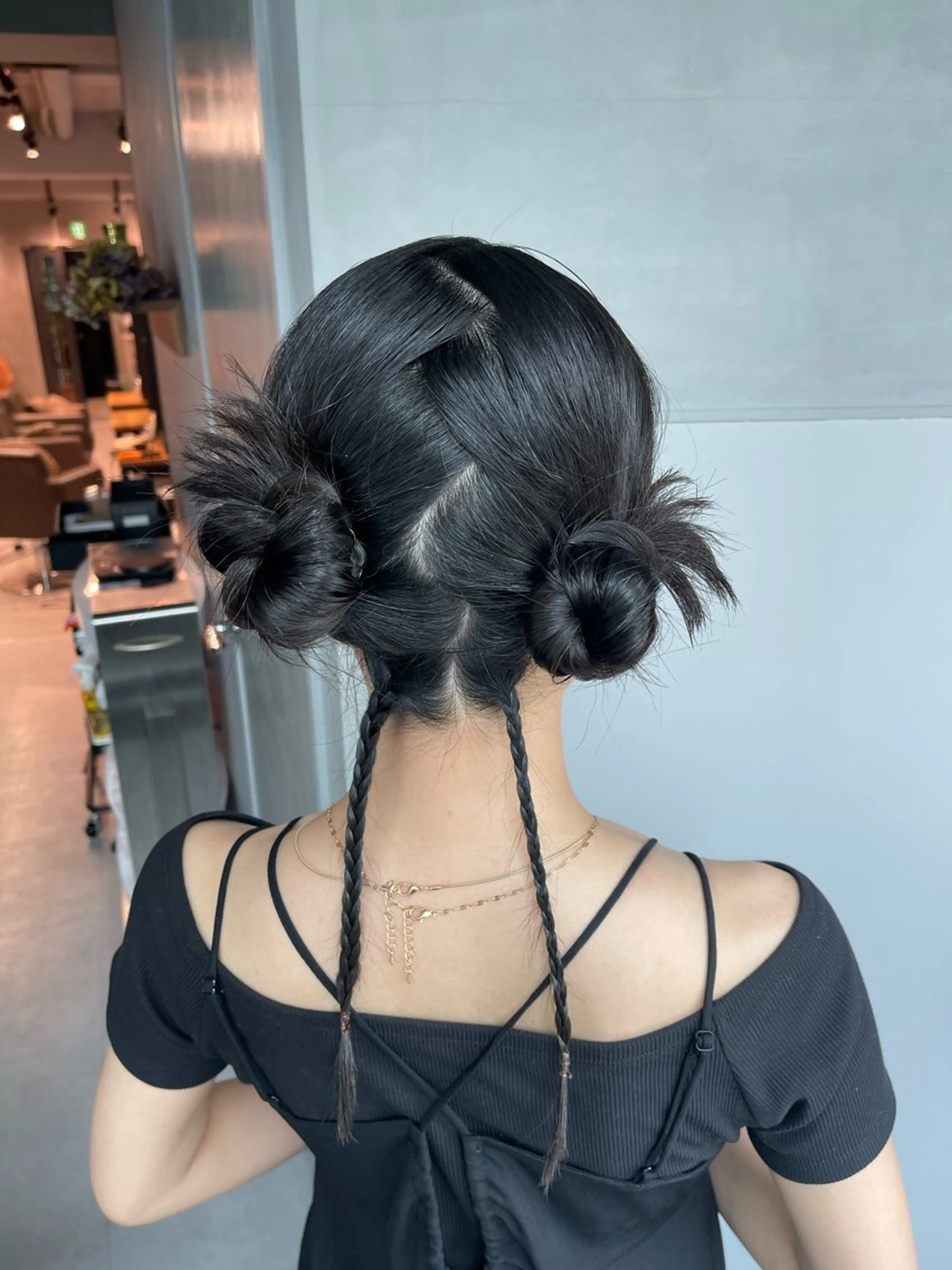 ヘアアレンジ ポニーテール 結婚式・ブライダル 卒業式のヘアスタイル ヘアセット charm《銀座》 ヘアセット/縮毛矯正のヘアスタイル