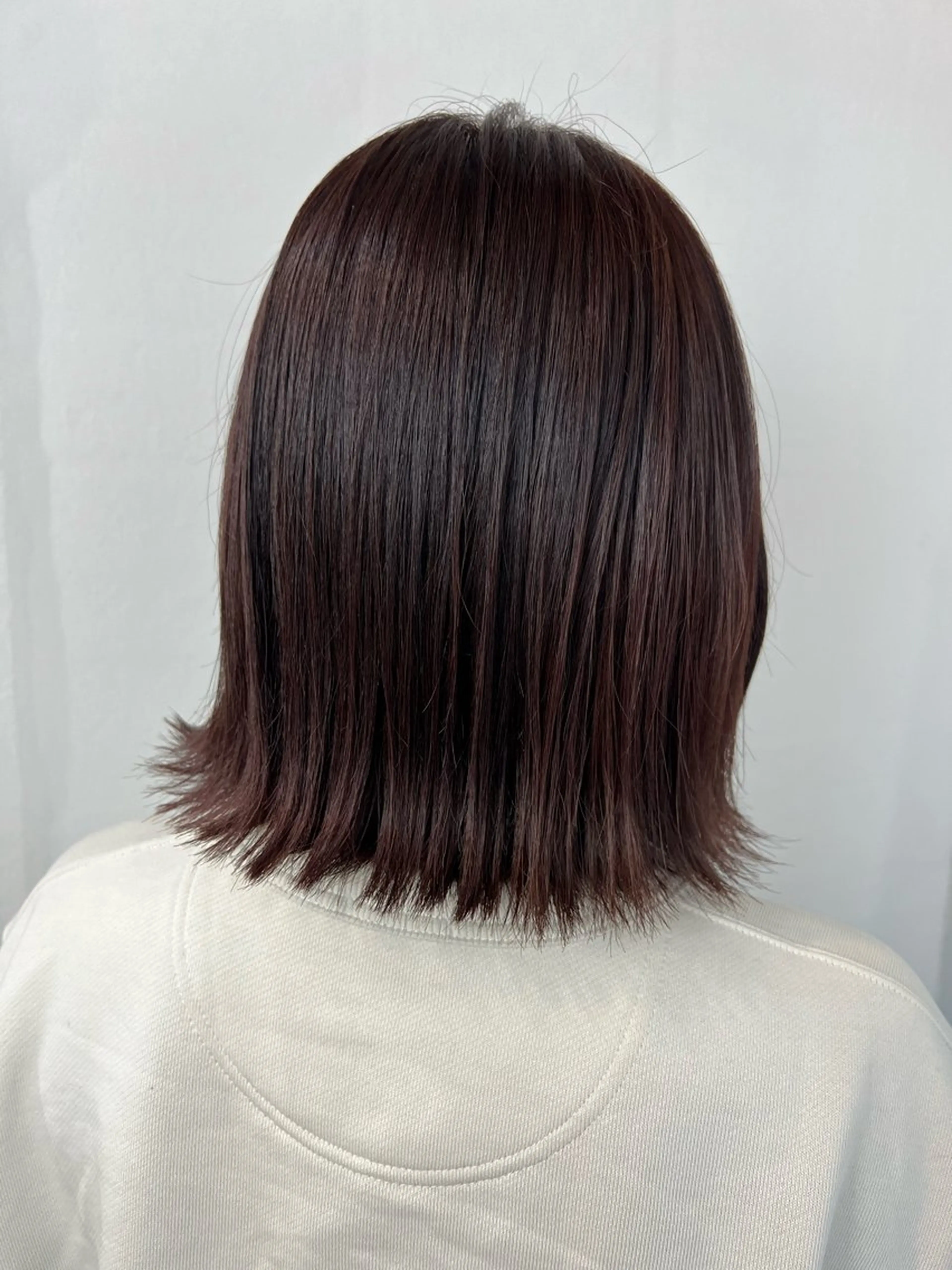 ミディアム カラー ブリーチ ブラウンカラー ブリーチなしカラー ピンクカラー ピンクブラウン 🍓🍇 MAHO💞のヘアスタイル