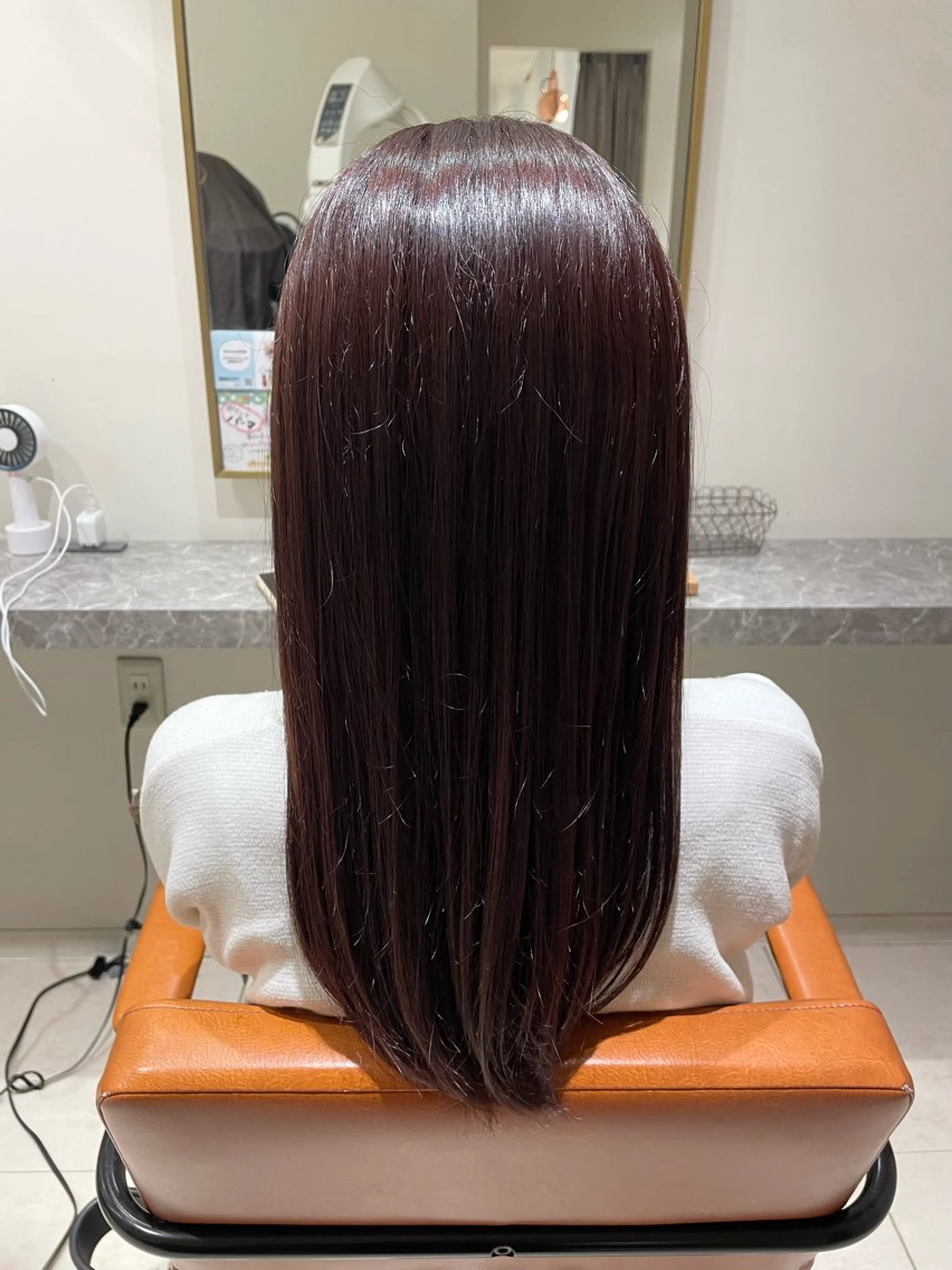 ロング カラー カット ヘアカラー トリートメント Merry  Land日吉所属・暖色/ベージュ/ メンズ/鈴木彩のヘアスタイル