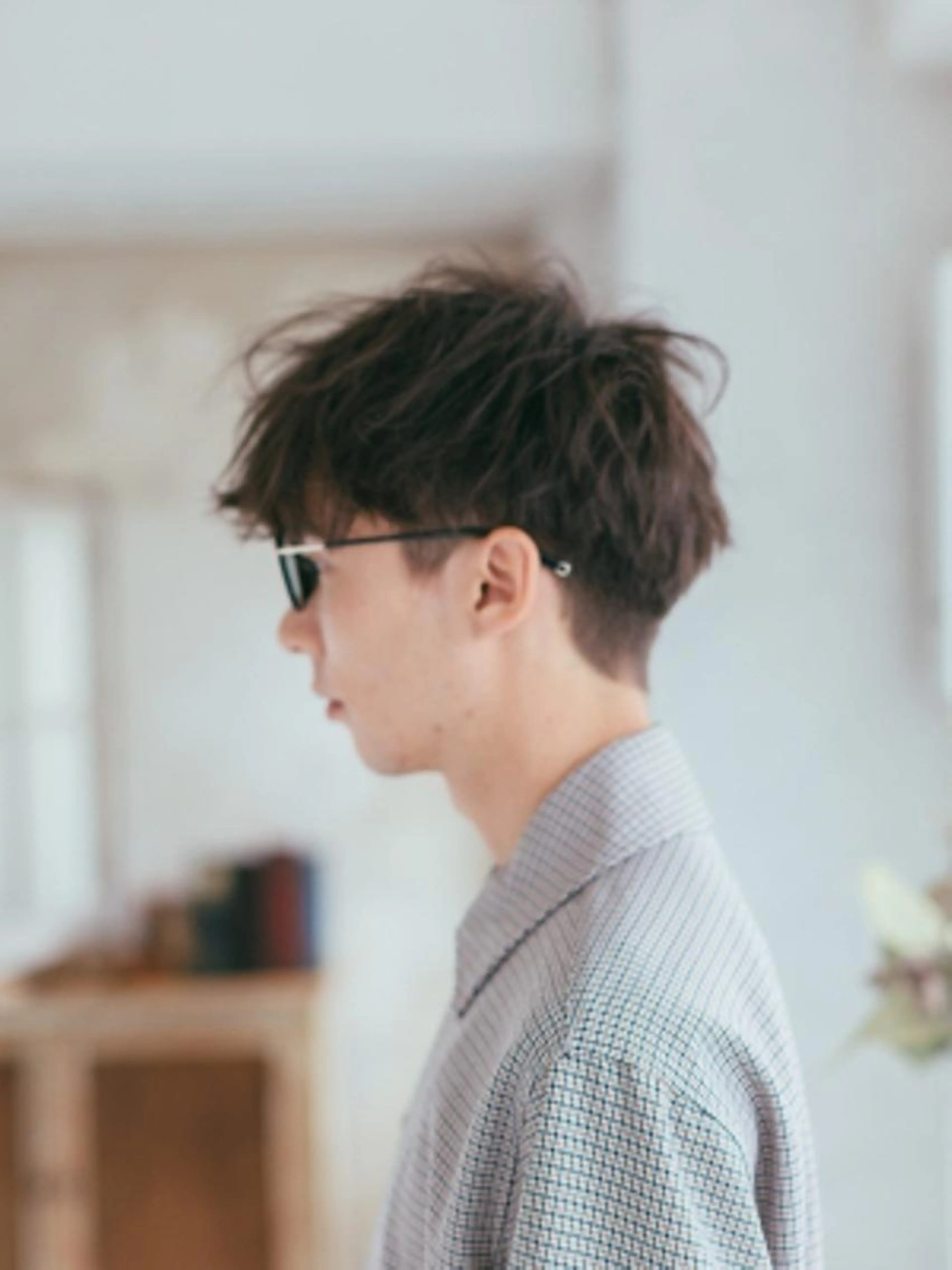 (メンズ限定)カット+パーマ+カラー+眉カット+水素トリートメントの写真