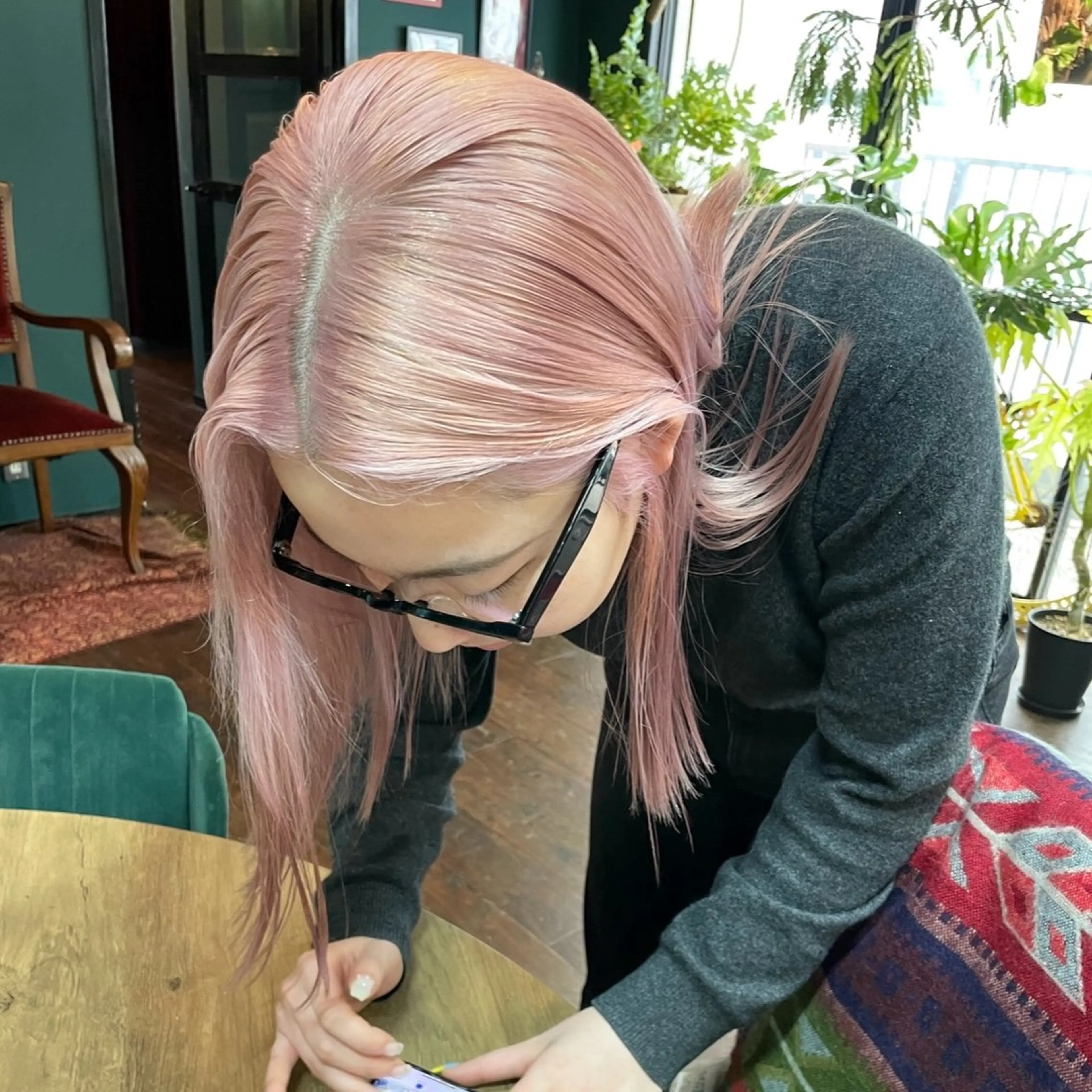 ロング ヘアカラー vivre libreのヘアスタイル