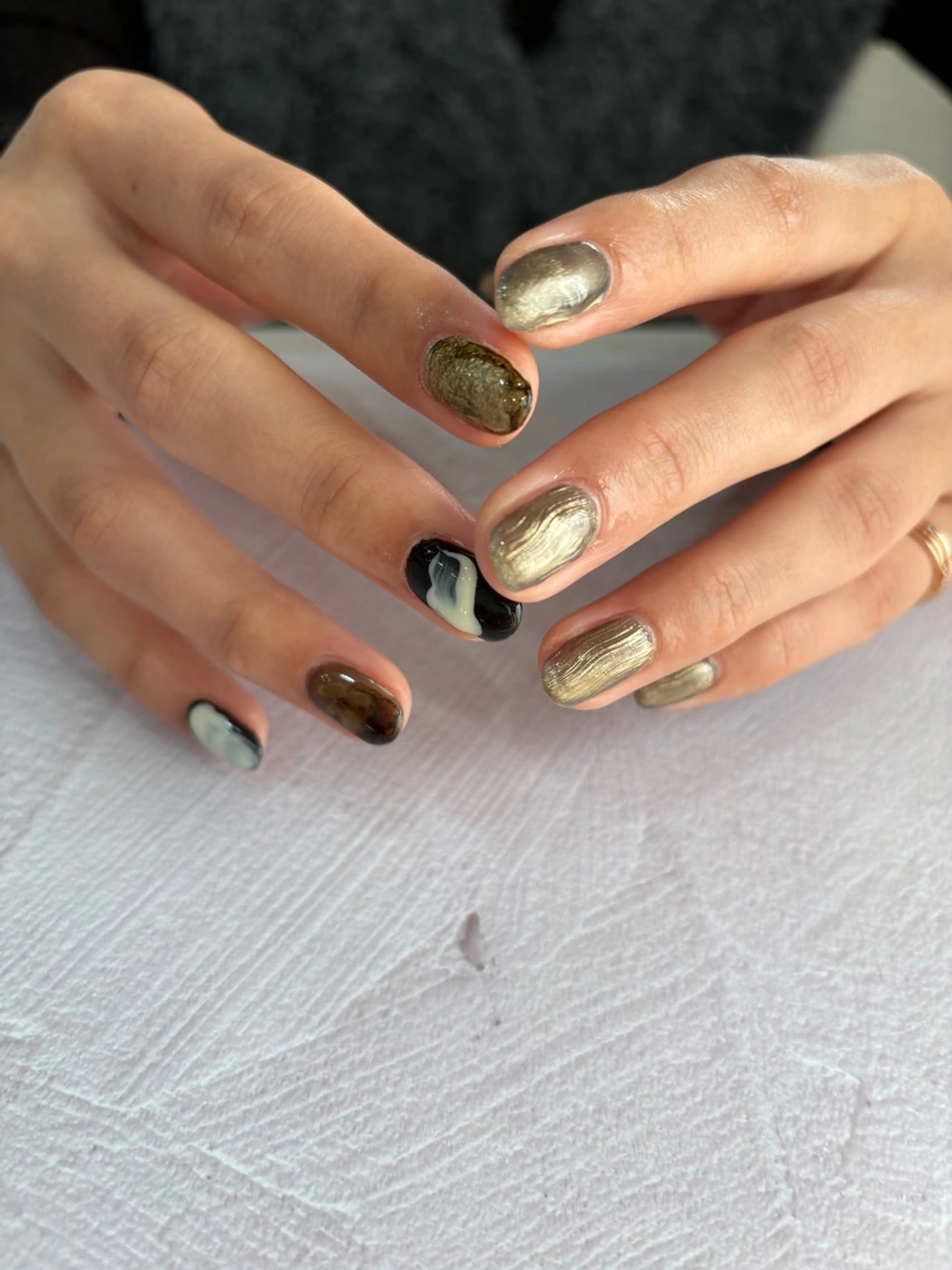 ネイル ニュアンスネイル フットネイル sa ya...のネイルデザイン