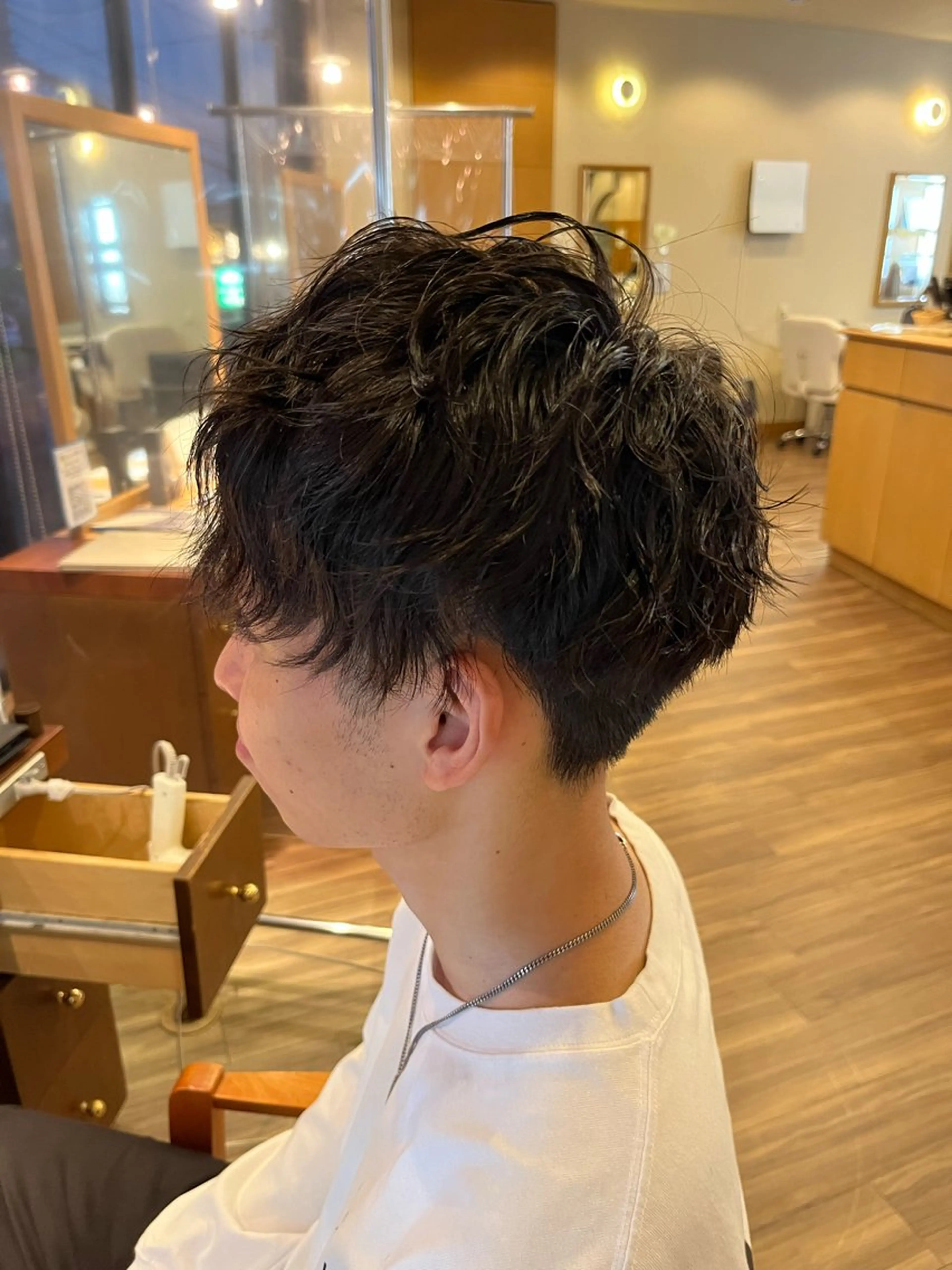 パーマ メンズ メンズパーマ ツイストスパイラルパーマ スパイラルパーマ 茨木 和泉のヘアスタイル