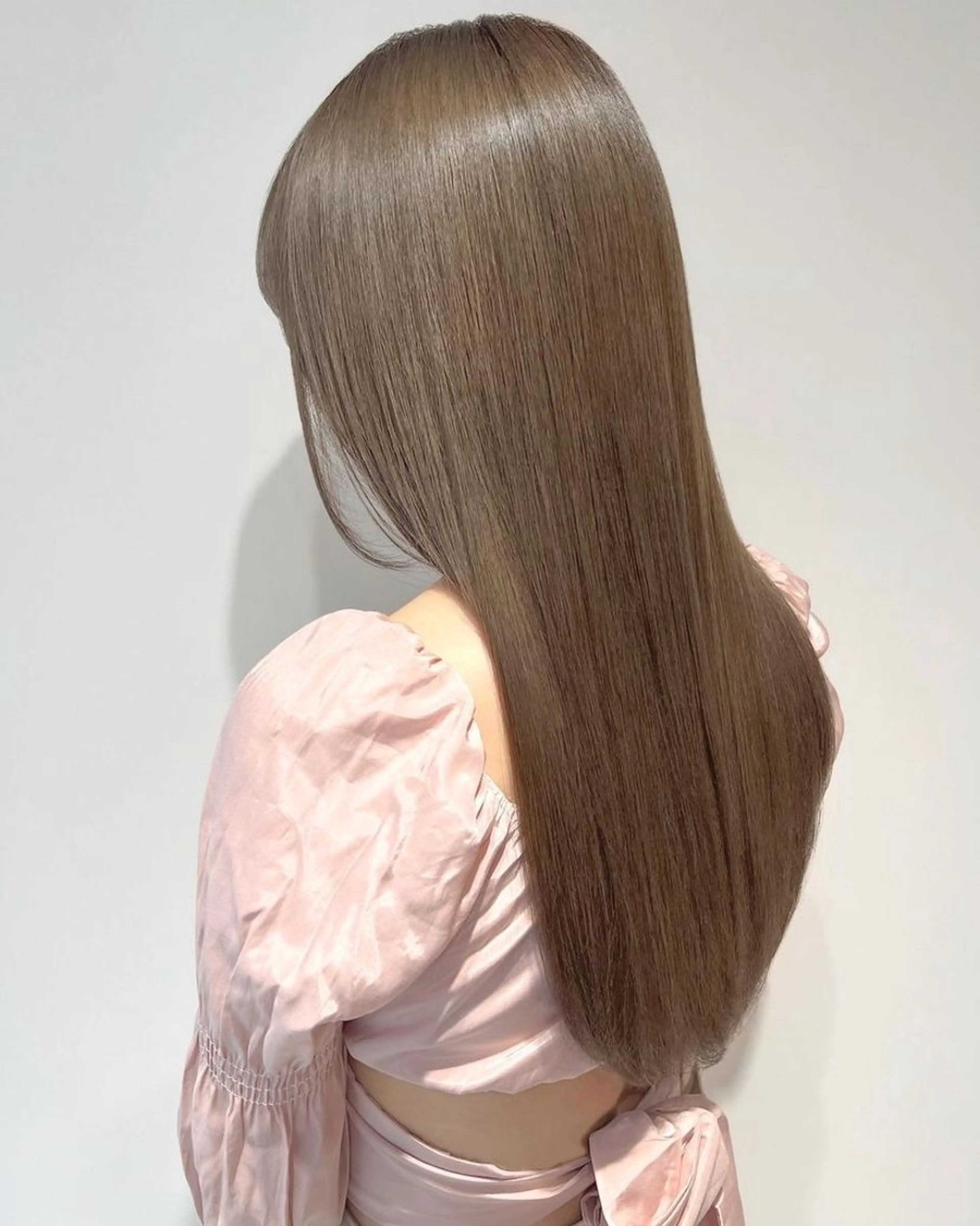 ロング カラー ヘアカラー 縮毛矯正 トリートメント 🌷縮毛矯正🌷 中村百花のヘアスタイル
