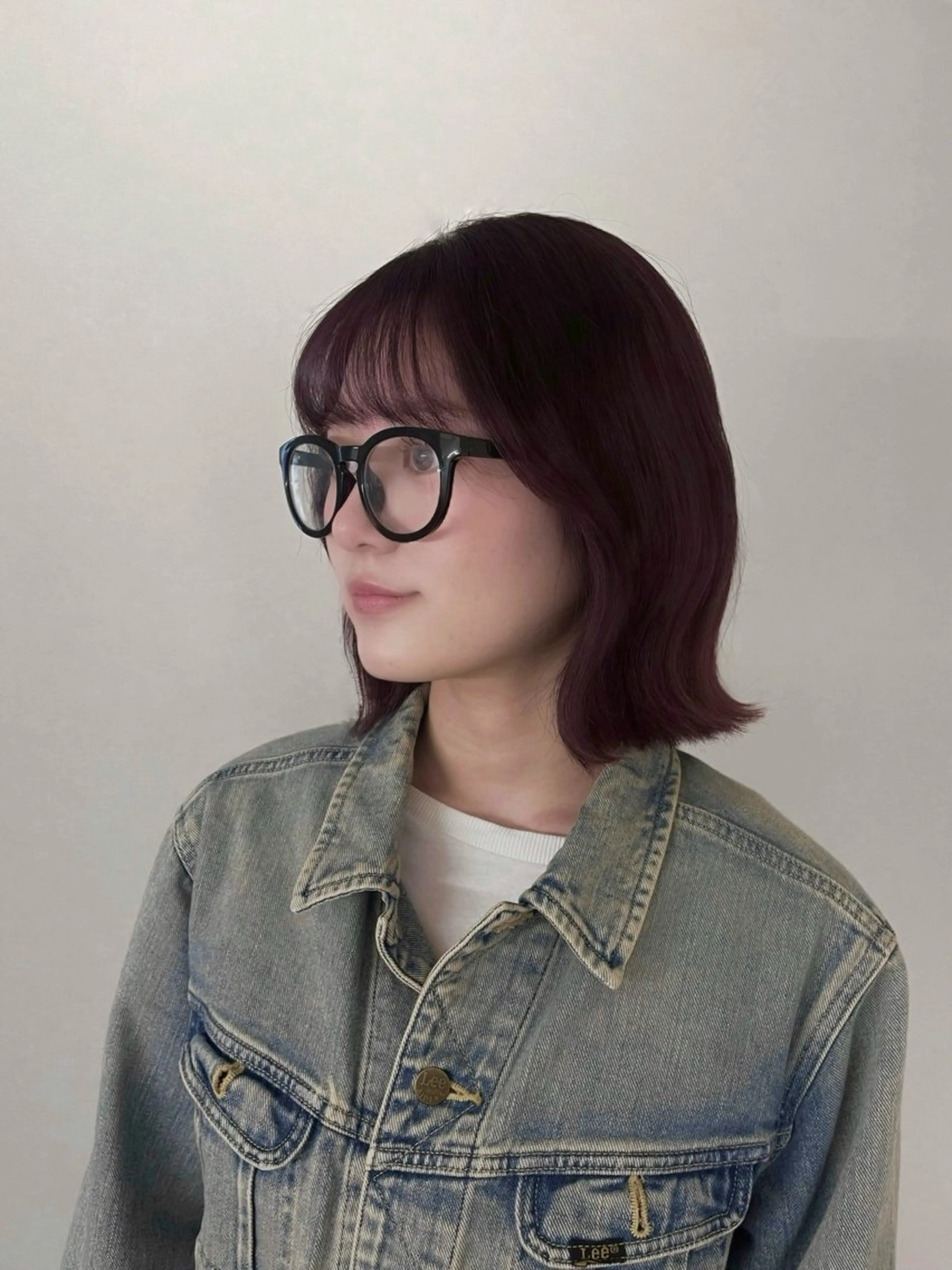 カラー ブラウンカラー ピンクカラー ヘアカラー 福田 梨七のヘアスタイル