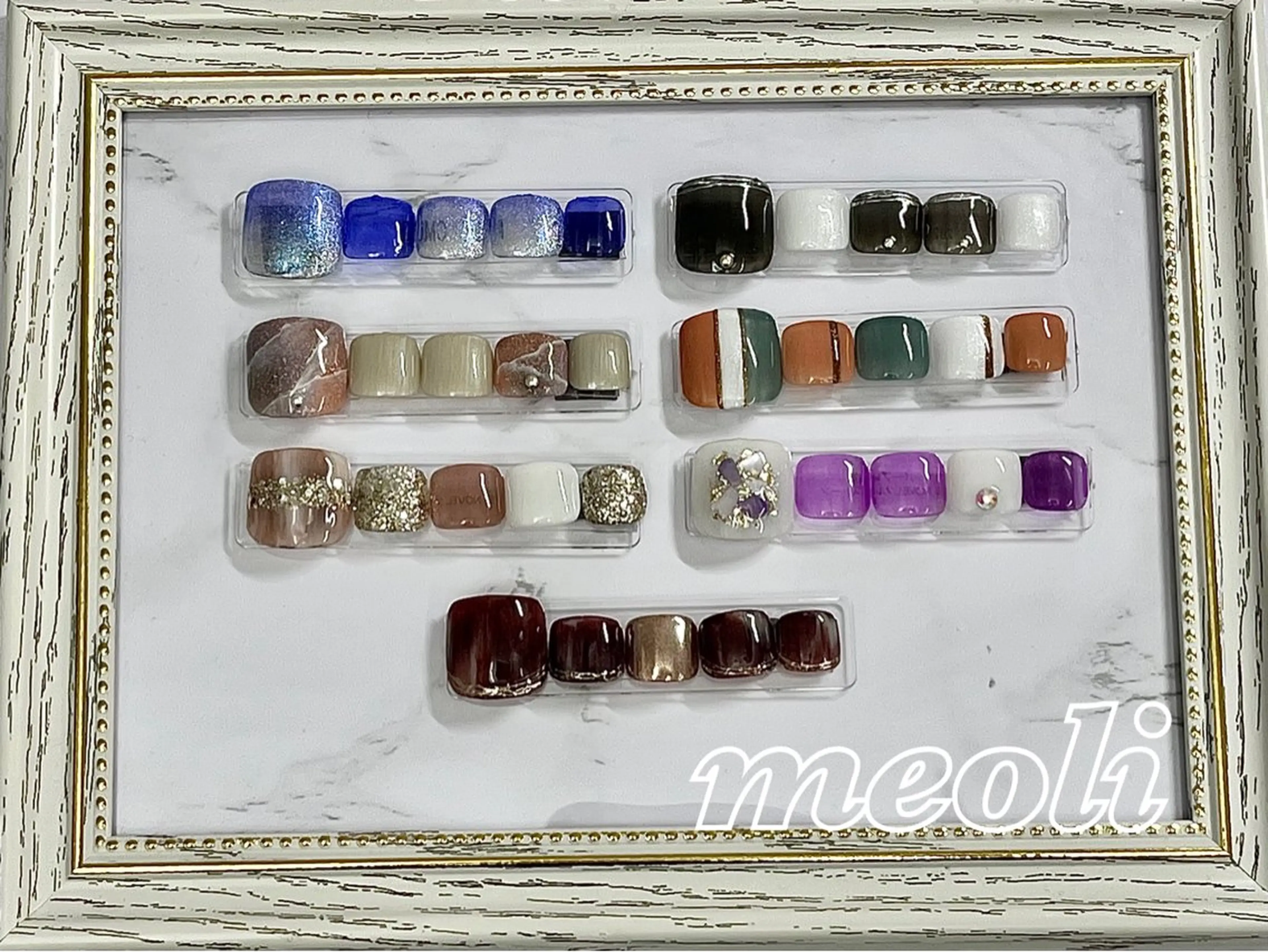 ネイル フットネイル フットネイル nail salon meoli　アヤのネイルデザイン
