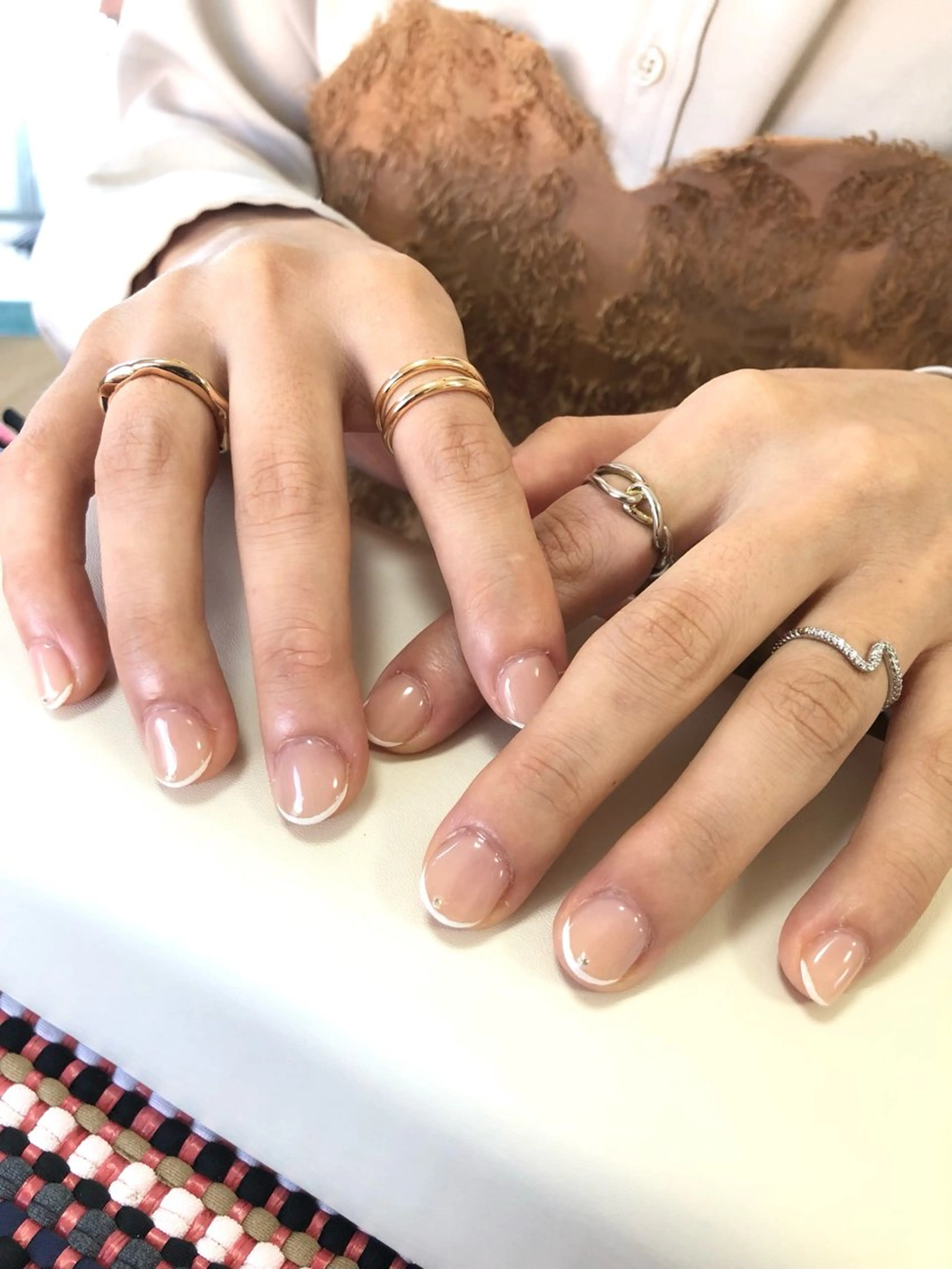 ネイル フレンチネイル ハンドネイル salon *meehoのネイルデザイン