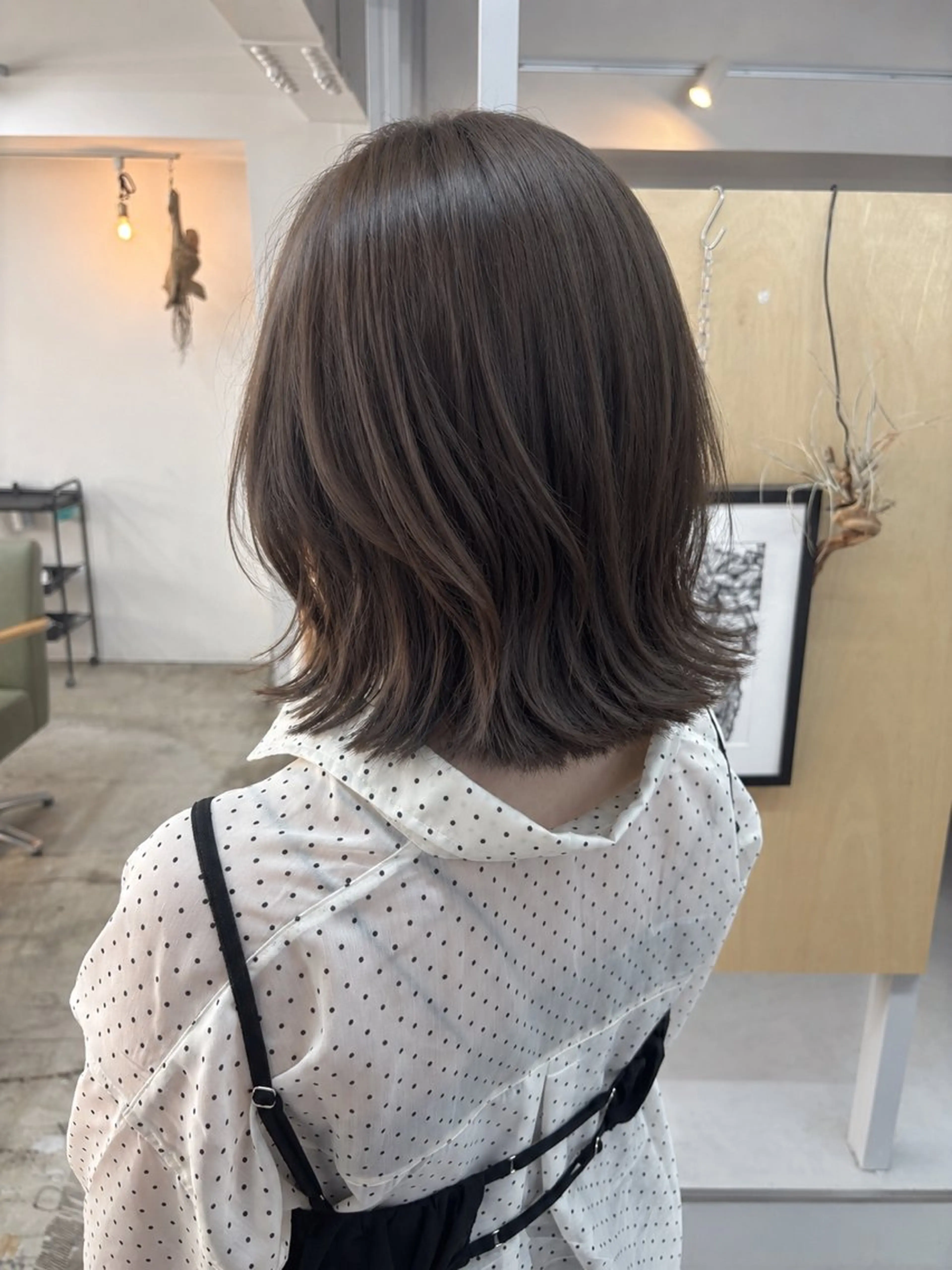ミディアム カラー カット ヘアカラー トリートメント Kaho/大阪心斎橋 ボブ/レイヤー/艶髪のヘアスタイル