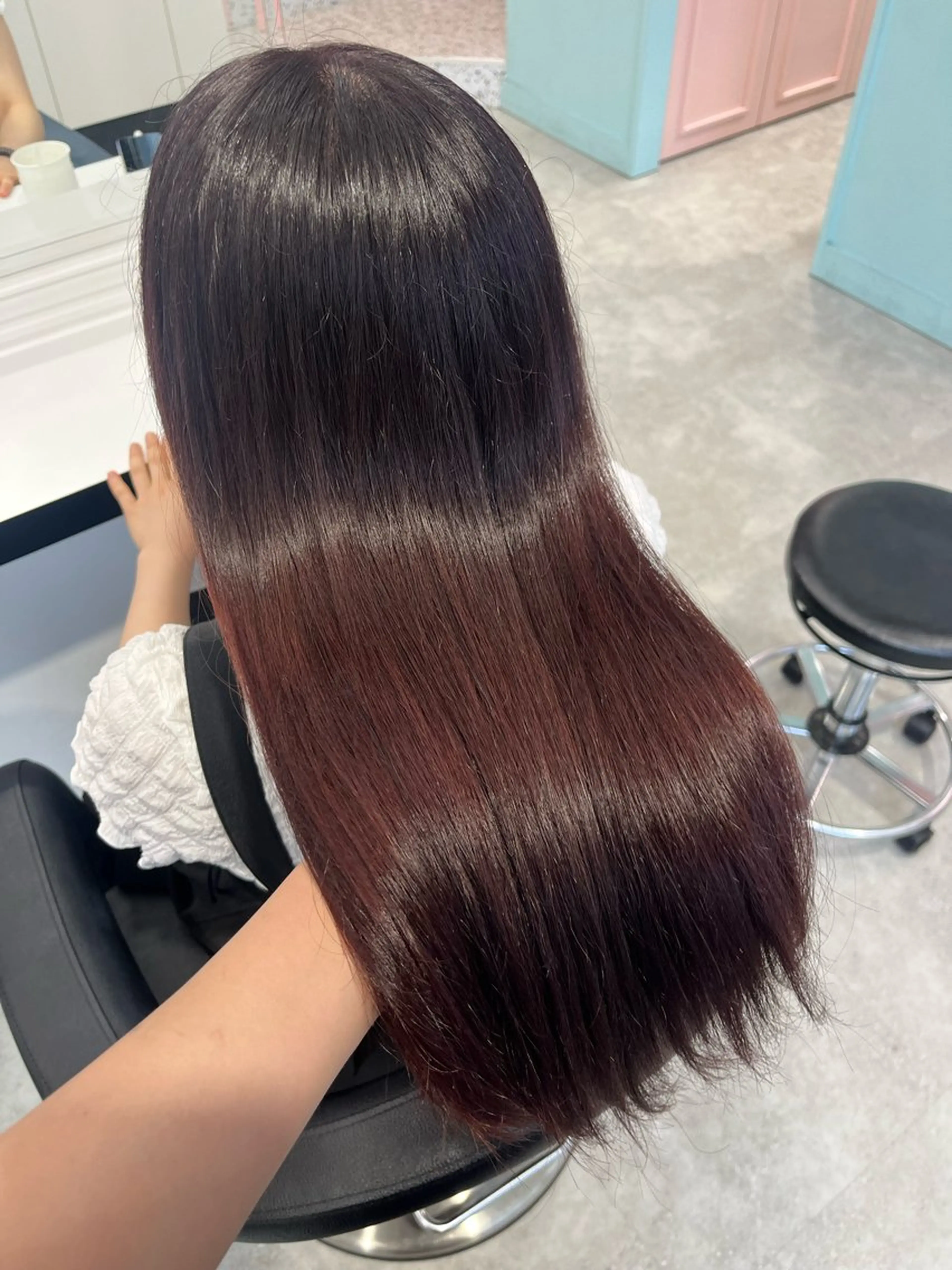 ロング カラー みう/仙台/暖色/ 艶髪/顔周りカット/のヘアスタイル