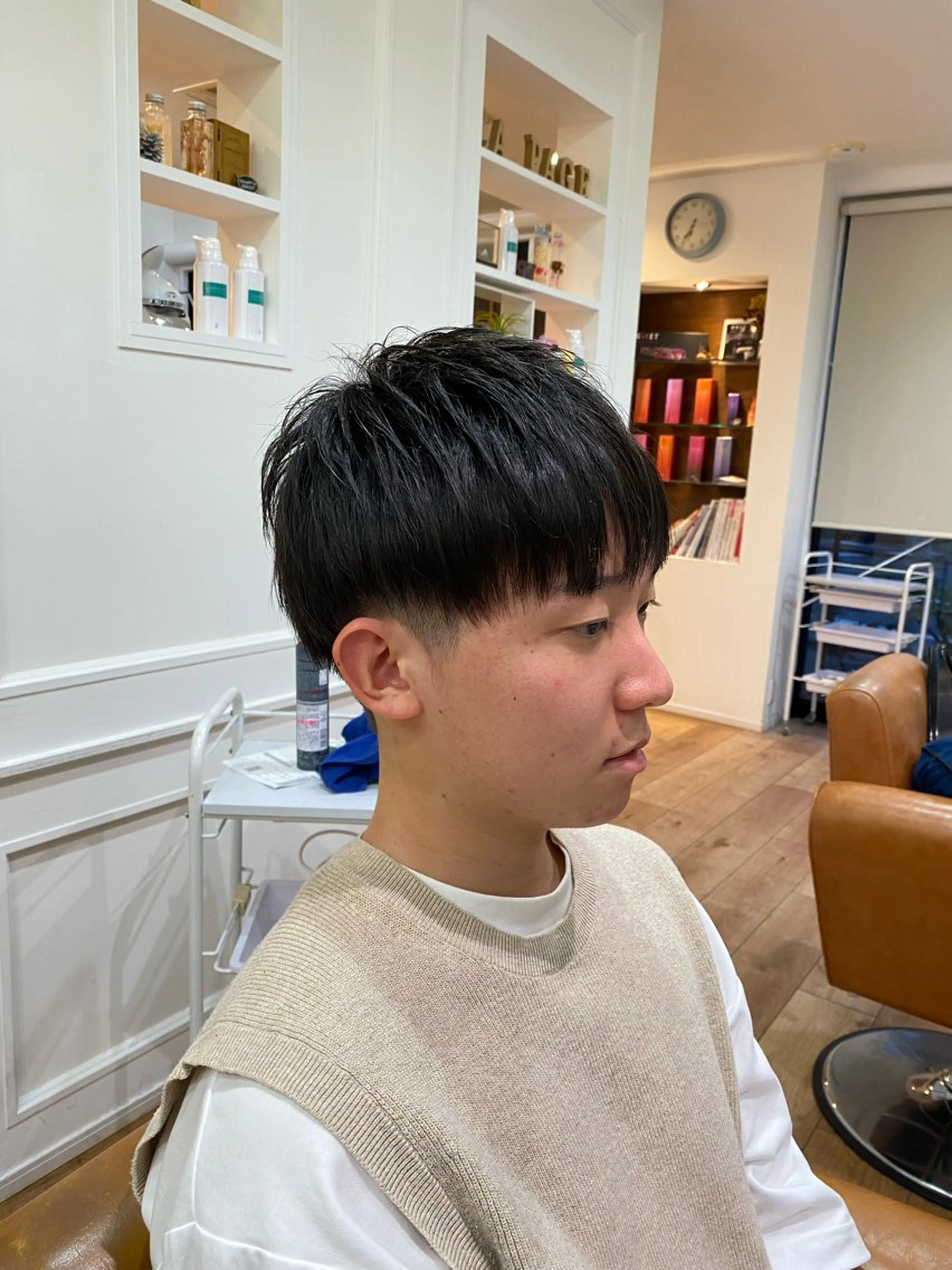 メンズ マッシュ 刈り上げ カット cyan 水川和馬のヘアスタイル