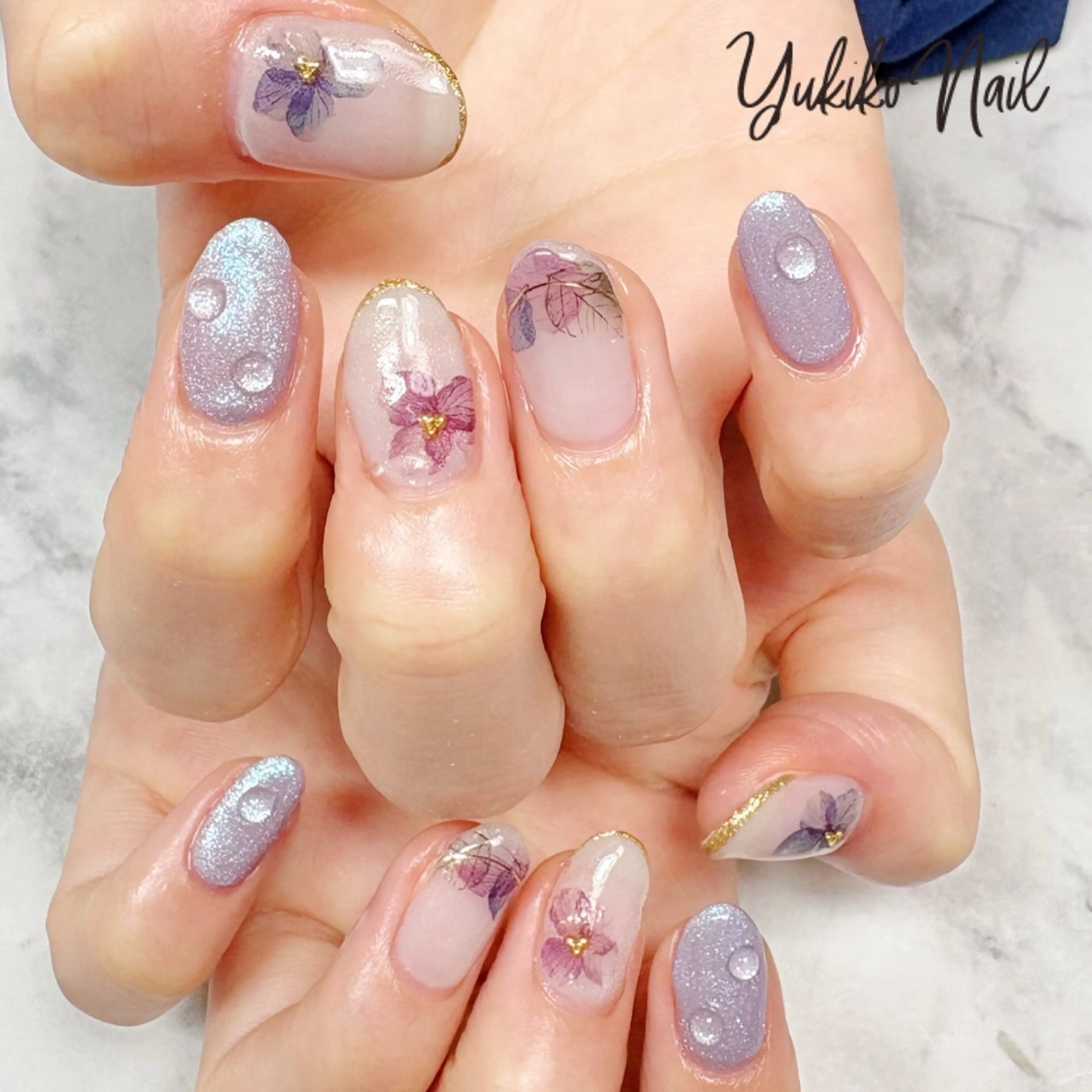 ネイル マグネットネイル ハンドネイル ユキコ ネイルのネイルデザイン