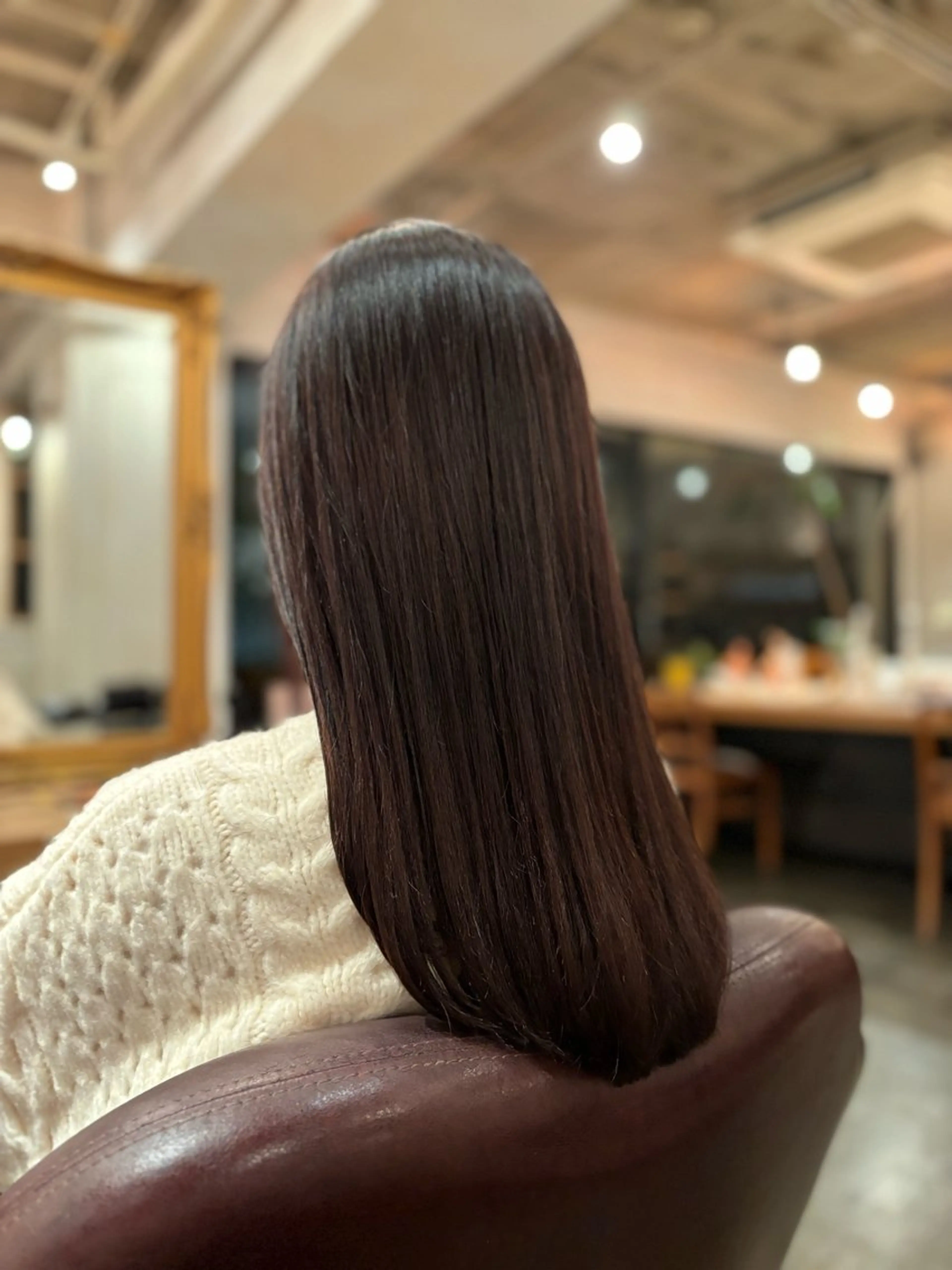 髪質改善カラー ブラウン🤎YUMEのヘアスタイル