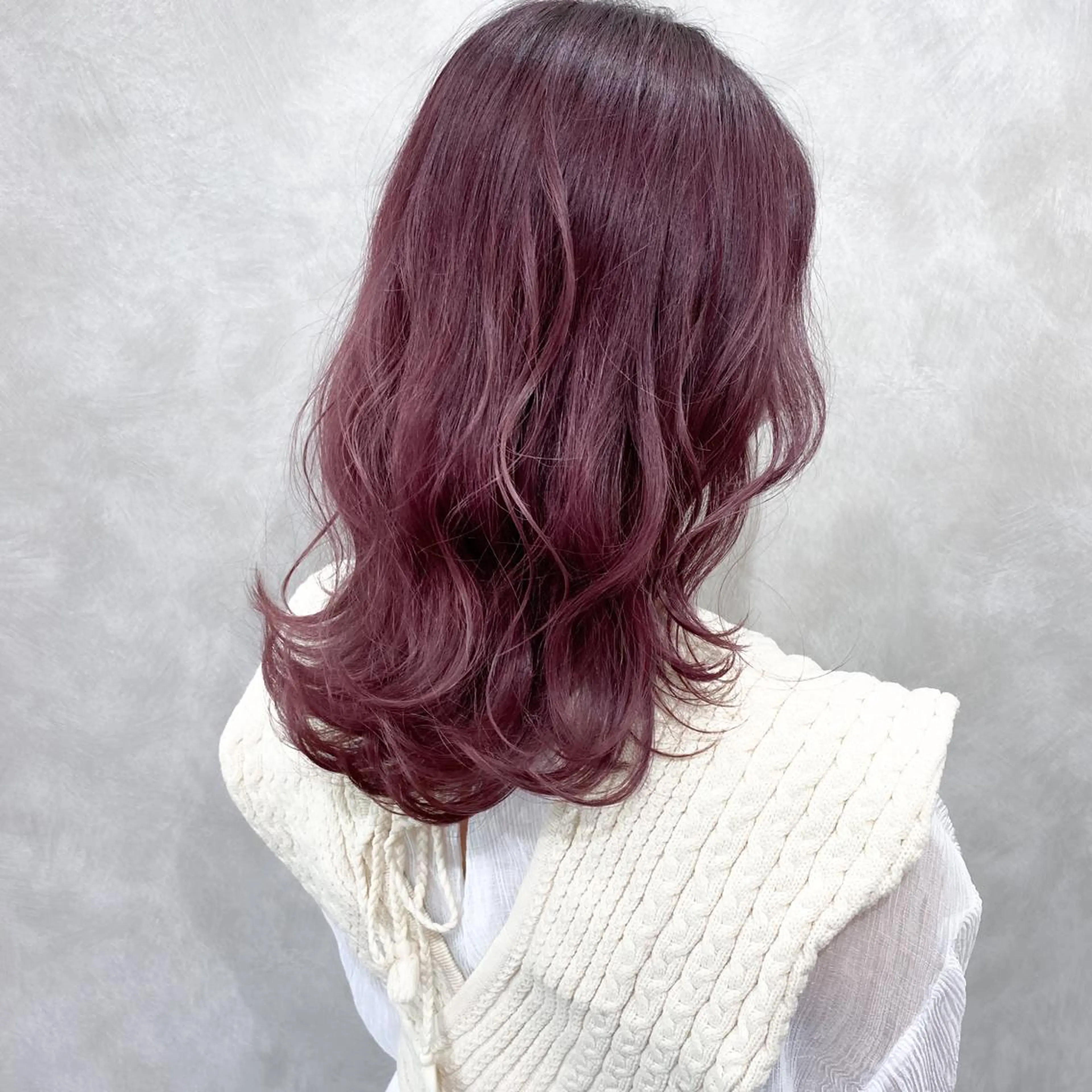 セミロング カラー ブリーチ ラベンダーカラー ピンクカラー ピンクラベンダー カット ヘアカラー トリートメント 丹羽 隼人/髪質改善 /韓国ヘア🇰🇷のヘアスタイル