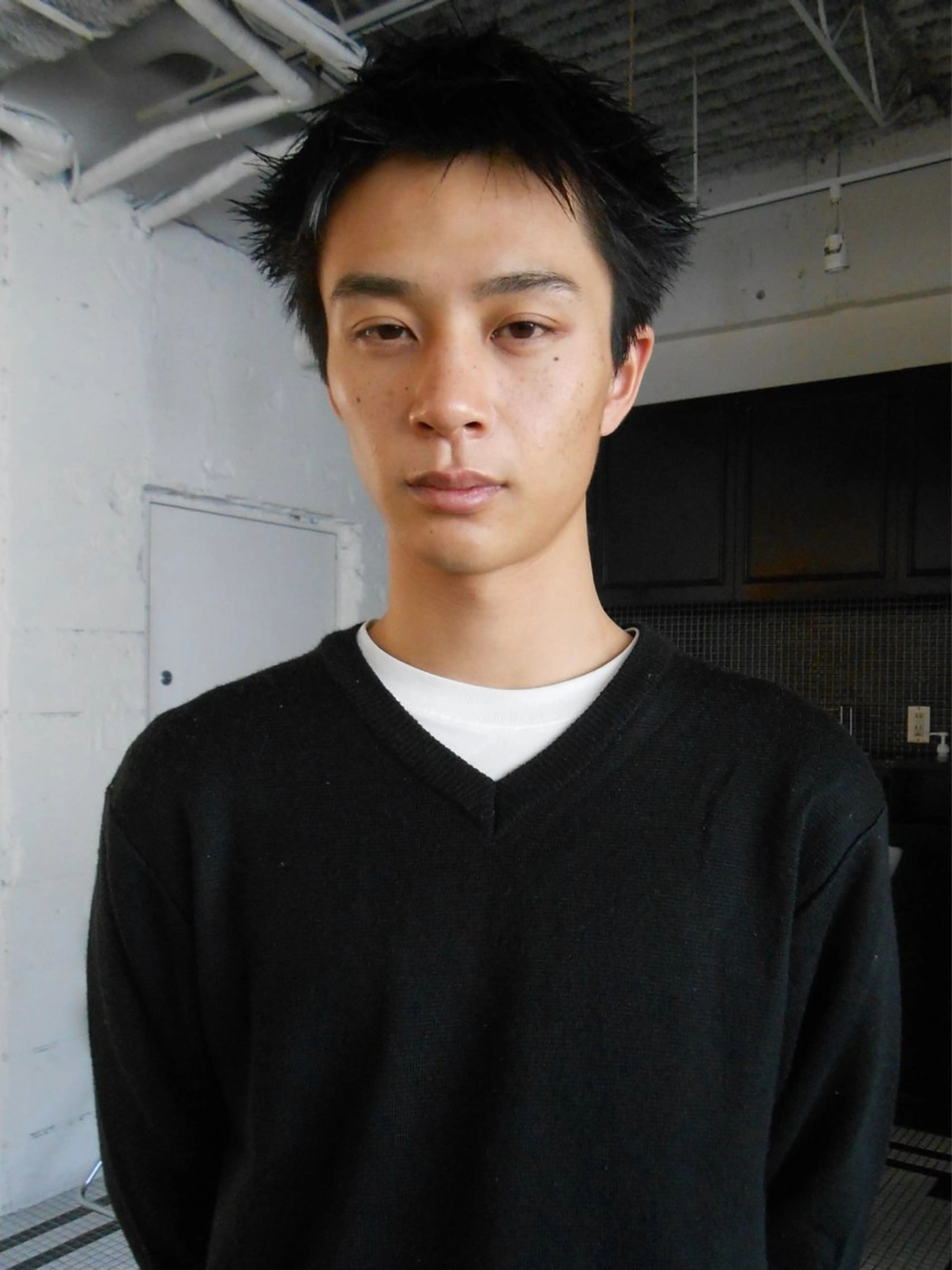 ショート メンズ カット グランジヘア 無造作ヘアHYUGAのヘアスタイル