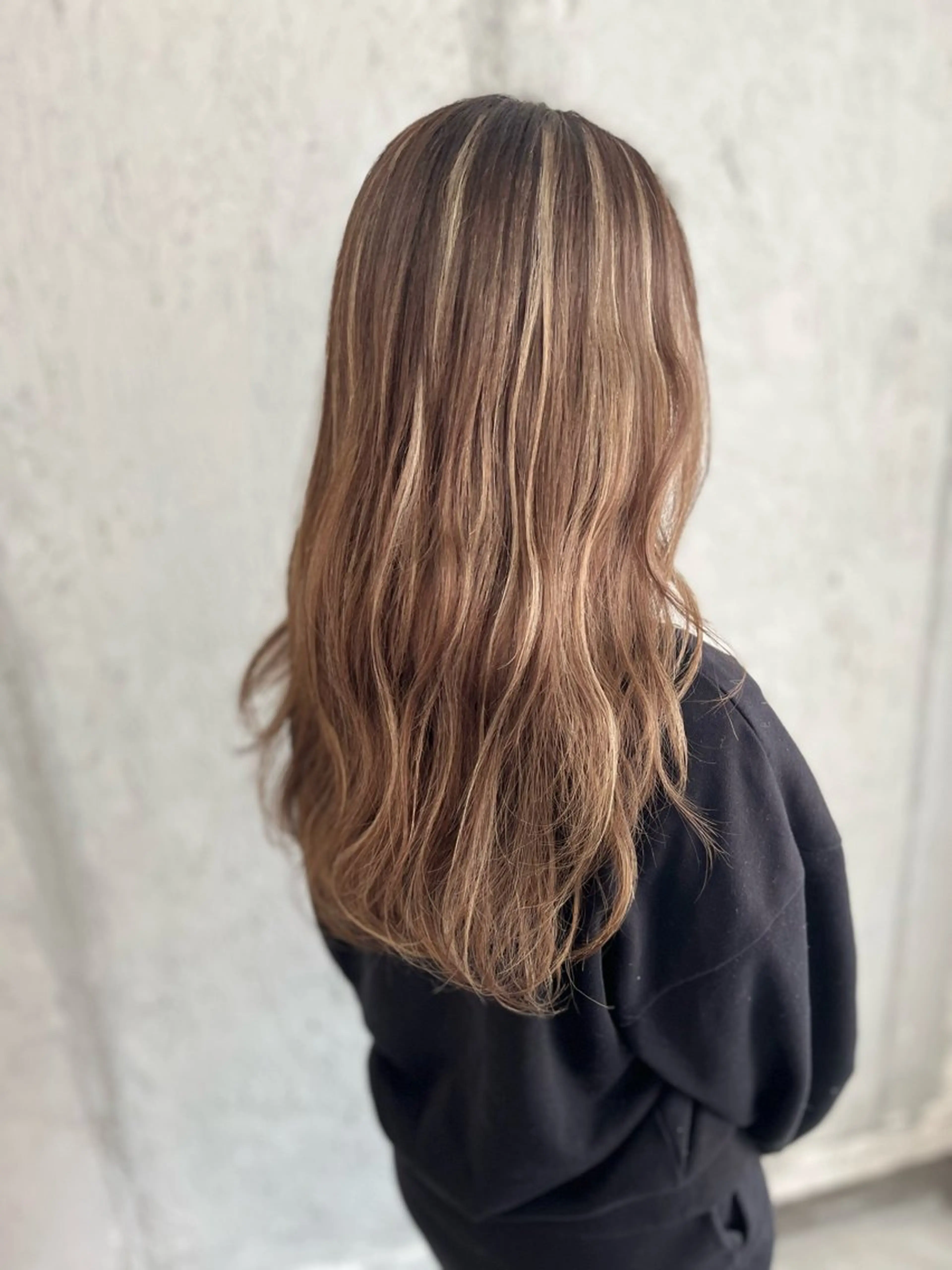 ロング カラー ヘアカラー Mariana雛/ 西大分/ハイライトのヘアスタイル