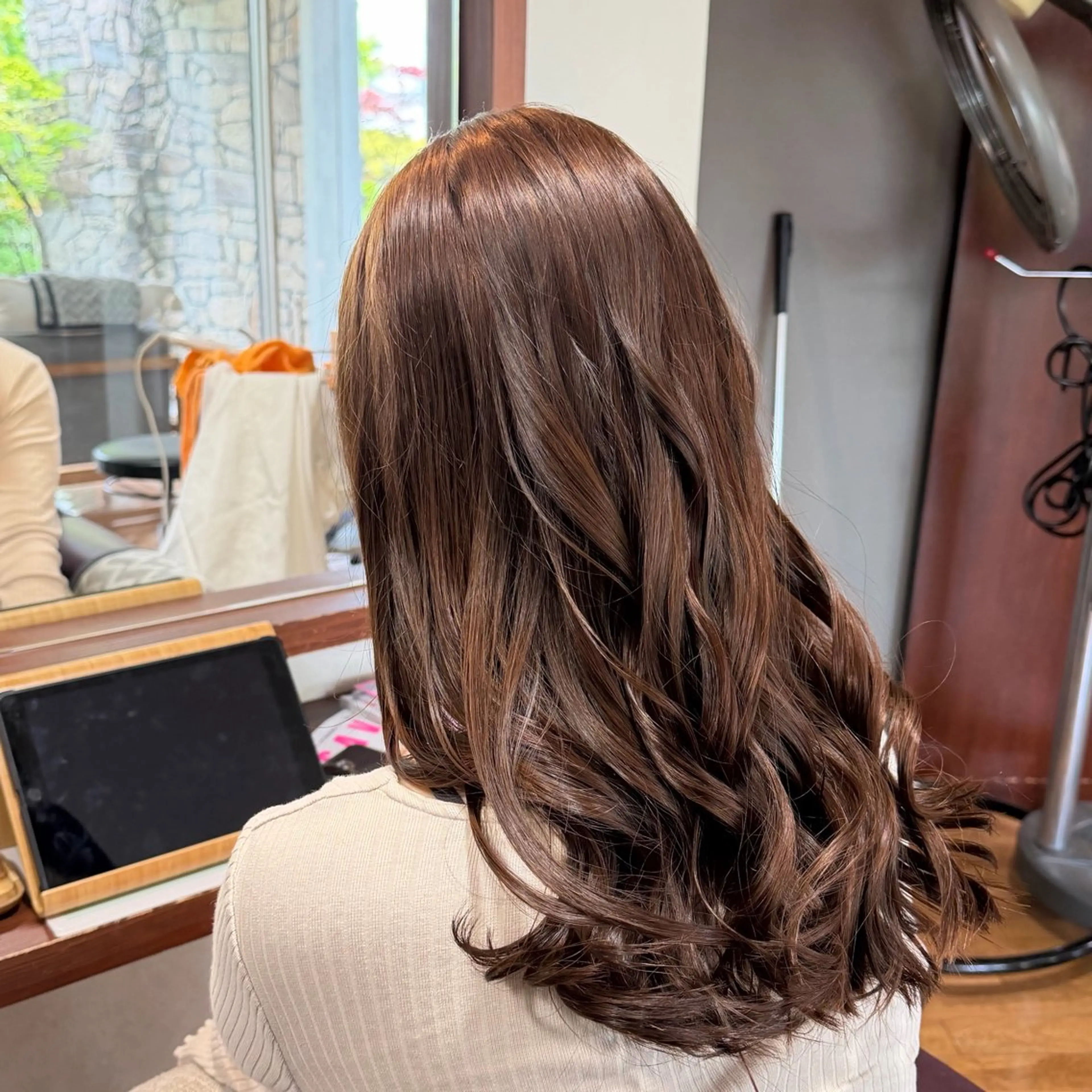 ロング カット ヘアカラー 中谷 梨那 SAKURA💜🌸のヘアスタイル