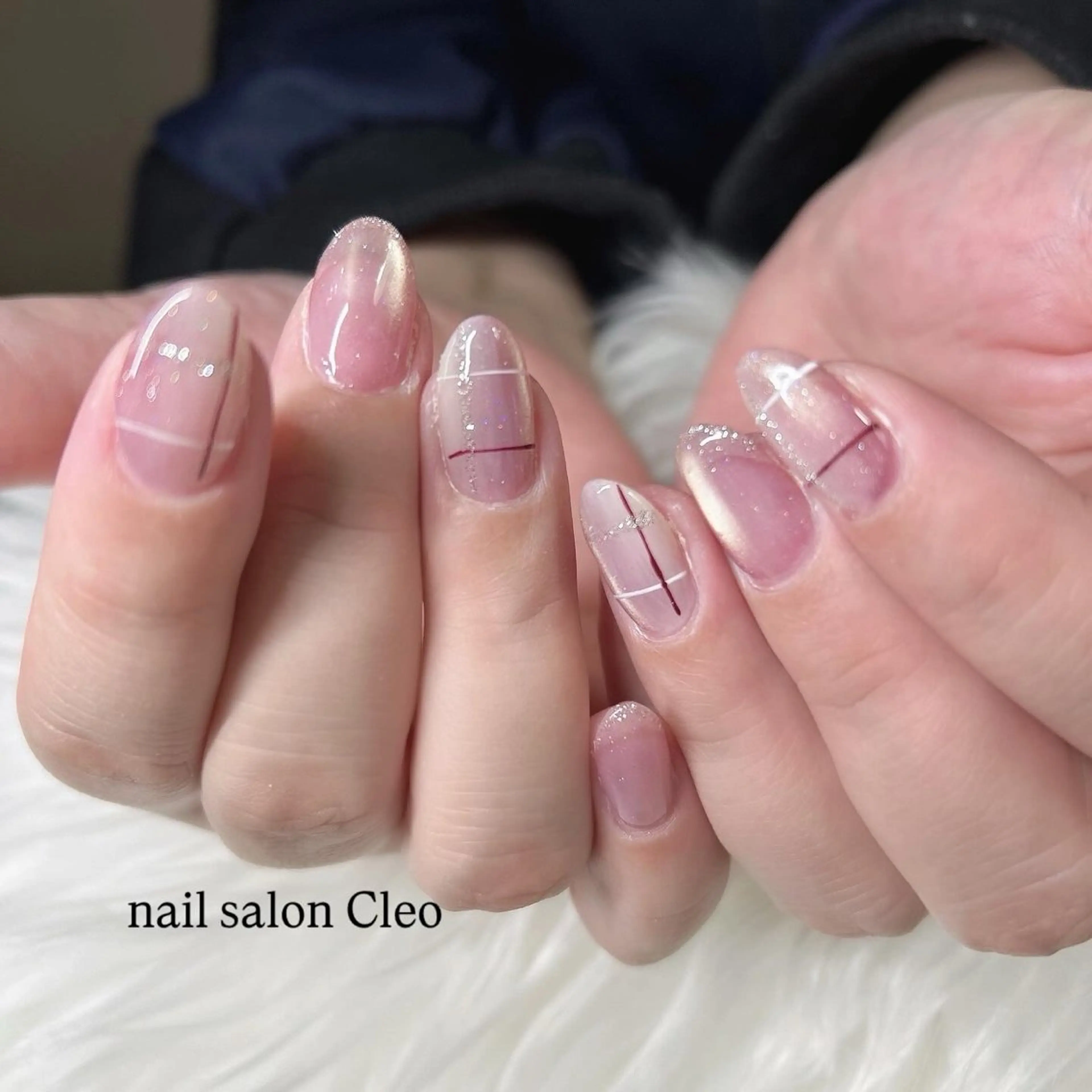 ネイル オフィスネイル シンプルネイル Cleo クレオのネイルデザイン