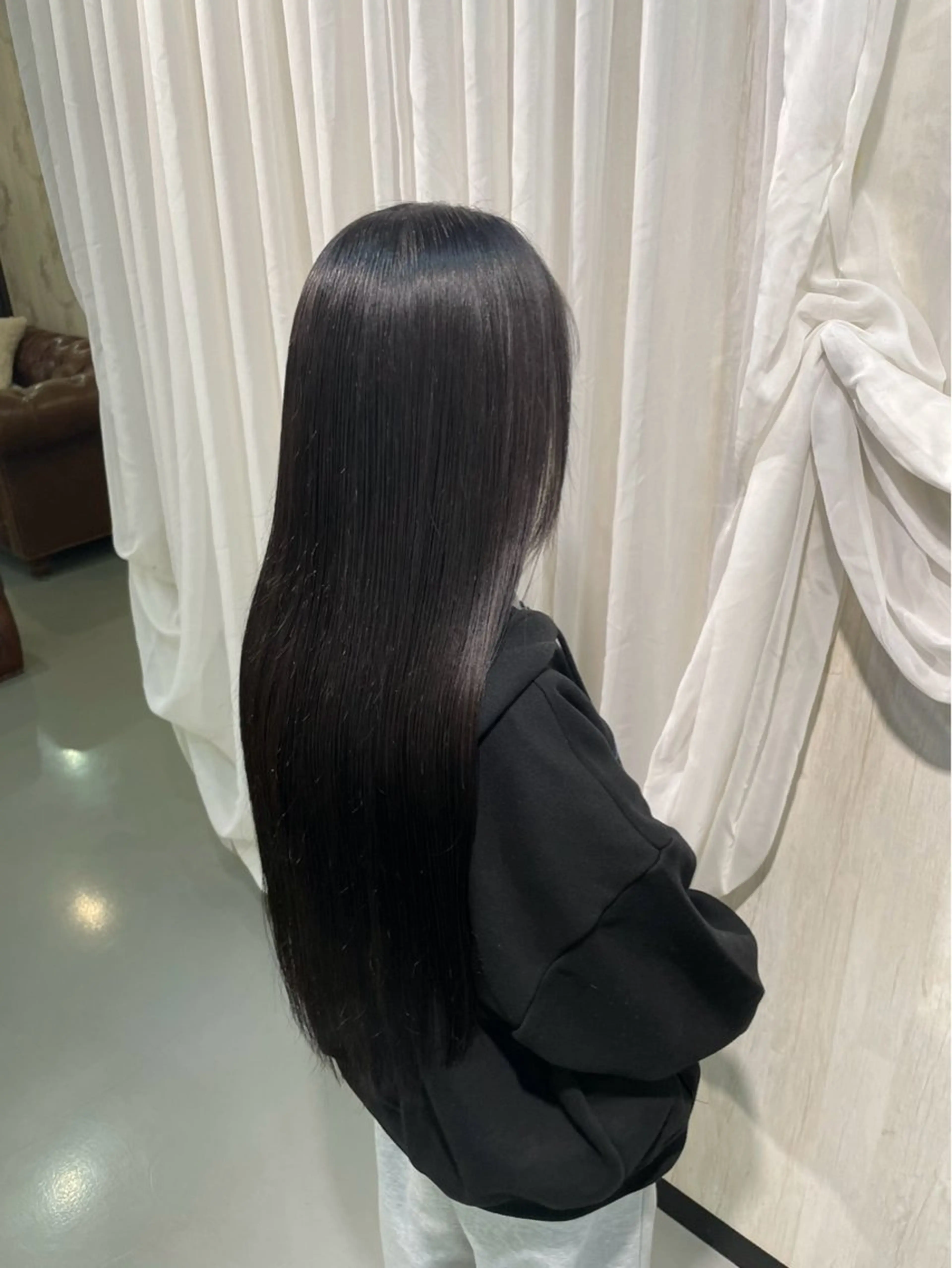 ロング 縮毛矯正 トリートメント 小礒 幸輝のヘアスタイル