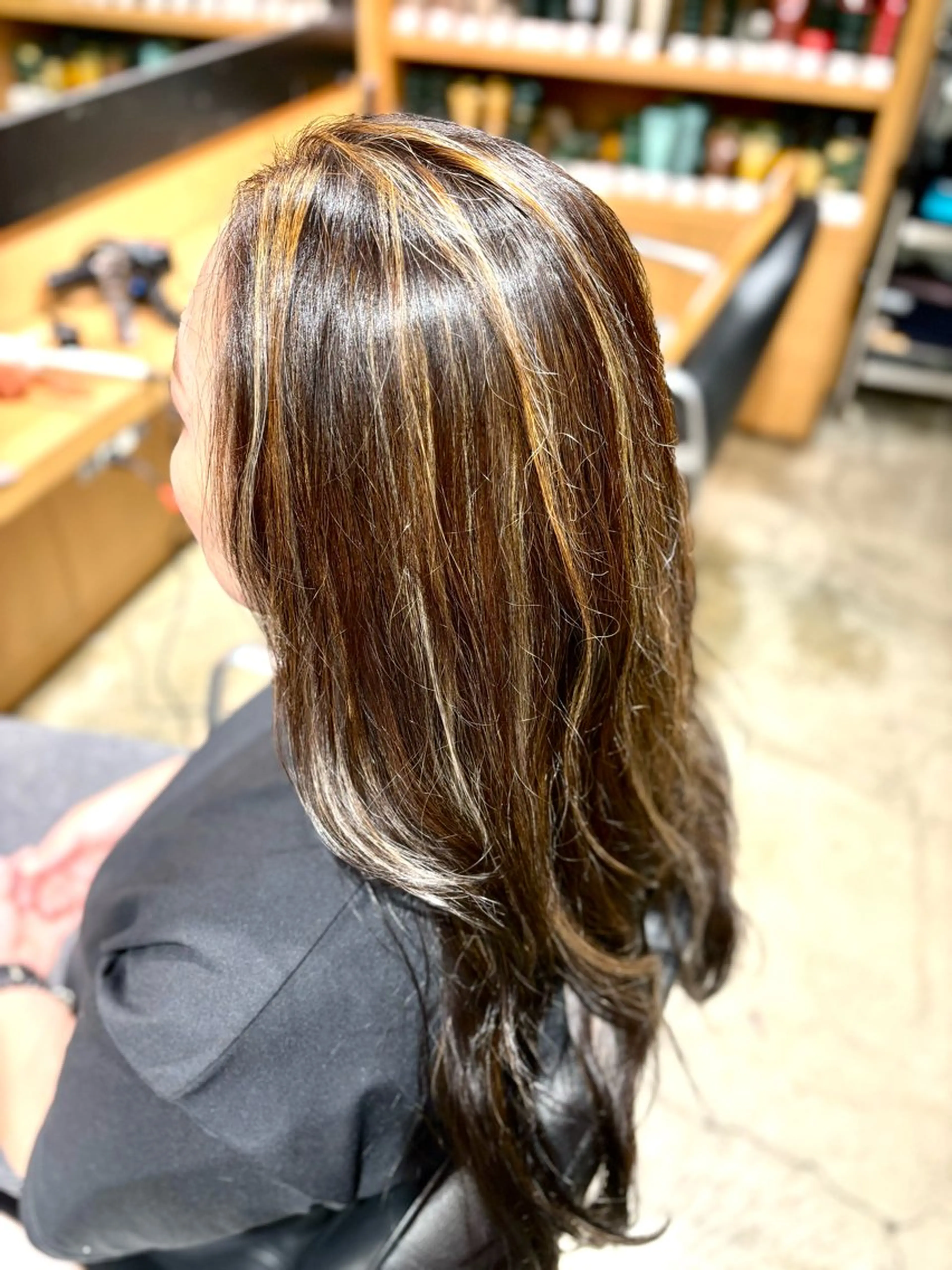 ロング カラー ヘアアレンジ 渡部 彩花のヘアスタイル