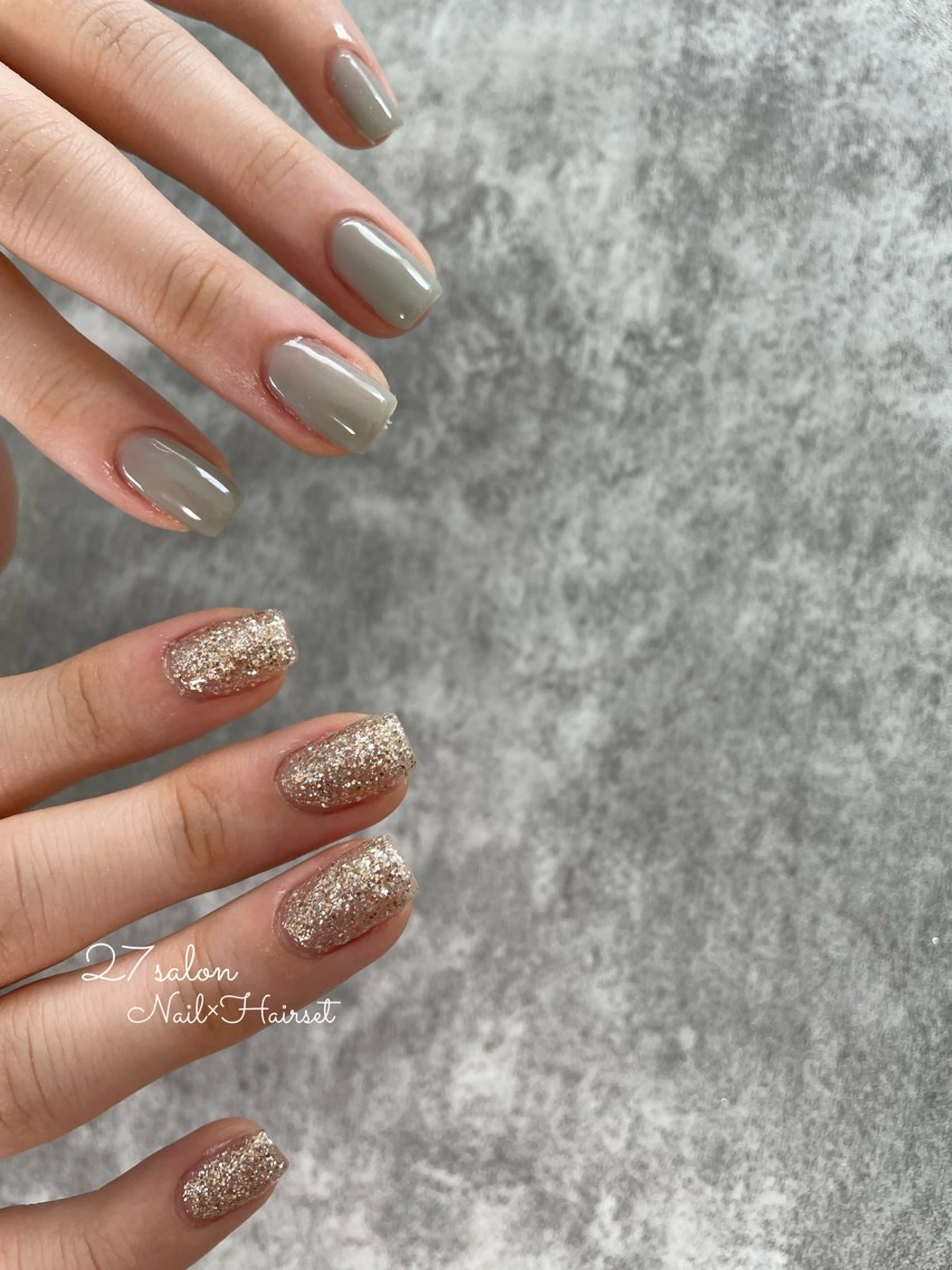 ネイル ブルー 27salon yuinaのネイルデザイン