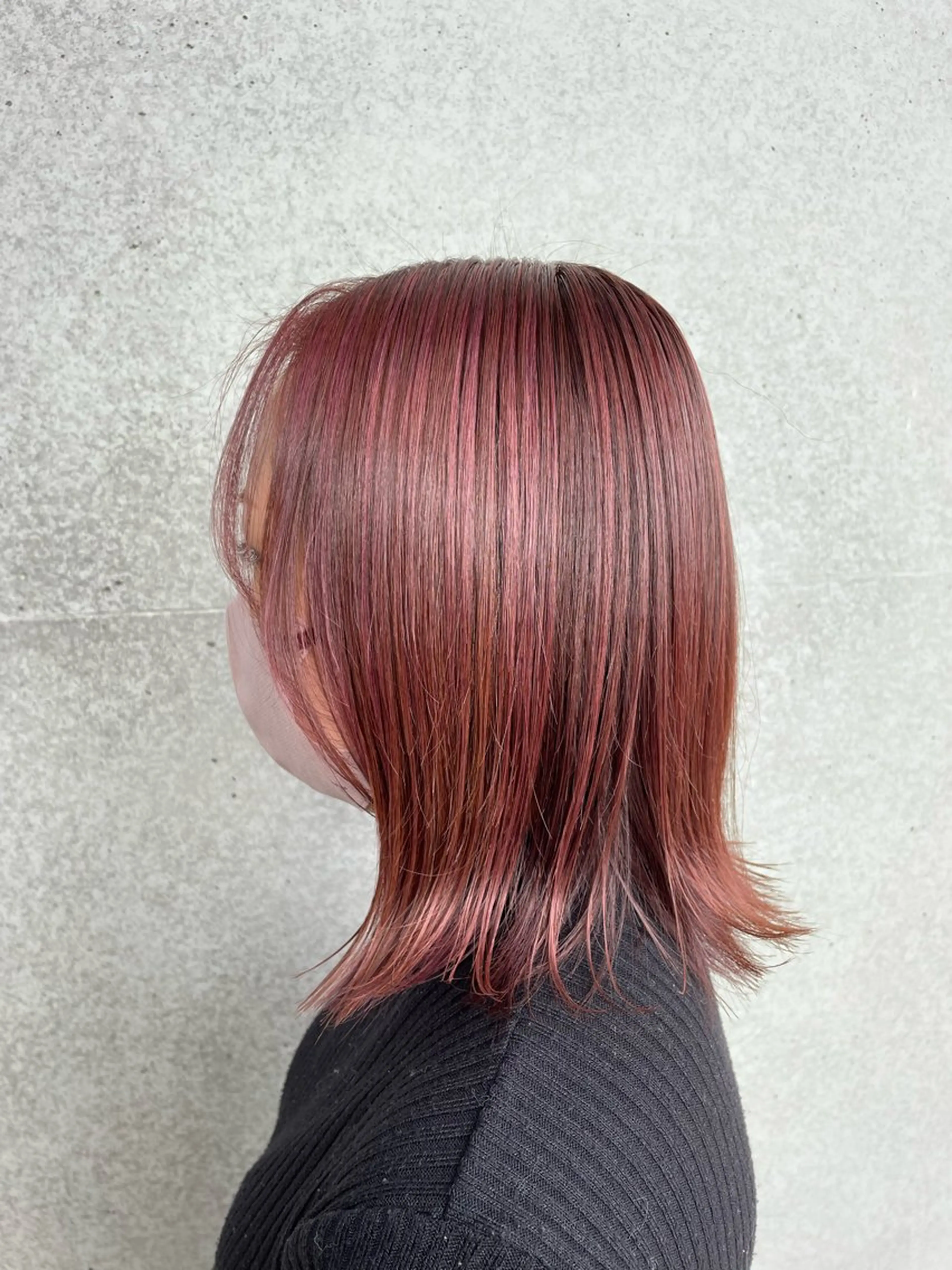 ミディアム カラー 坂本 勇将のヘアスタイル