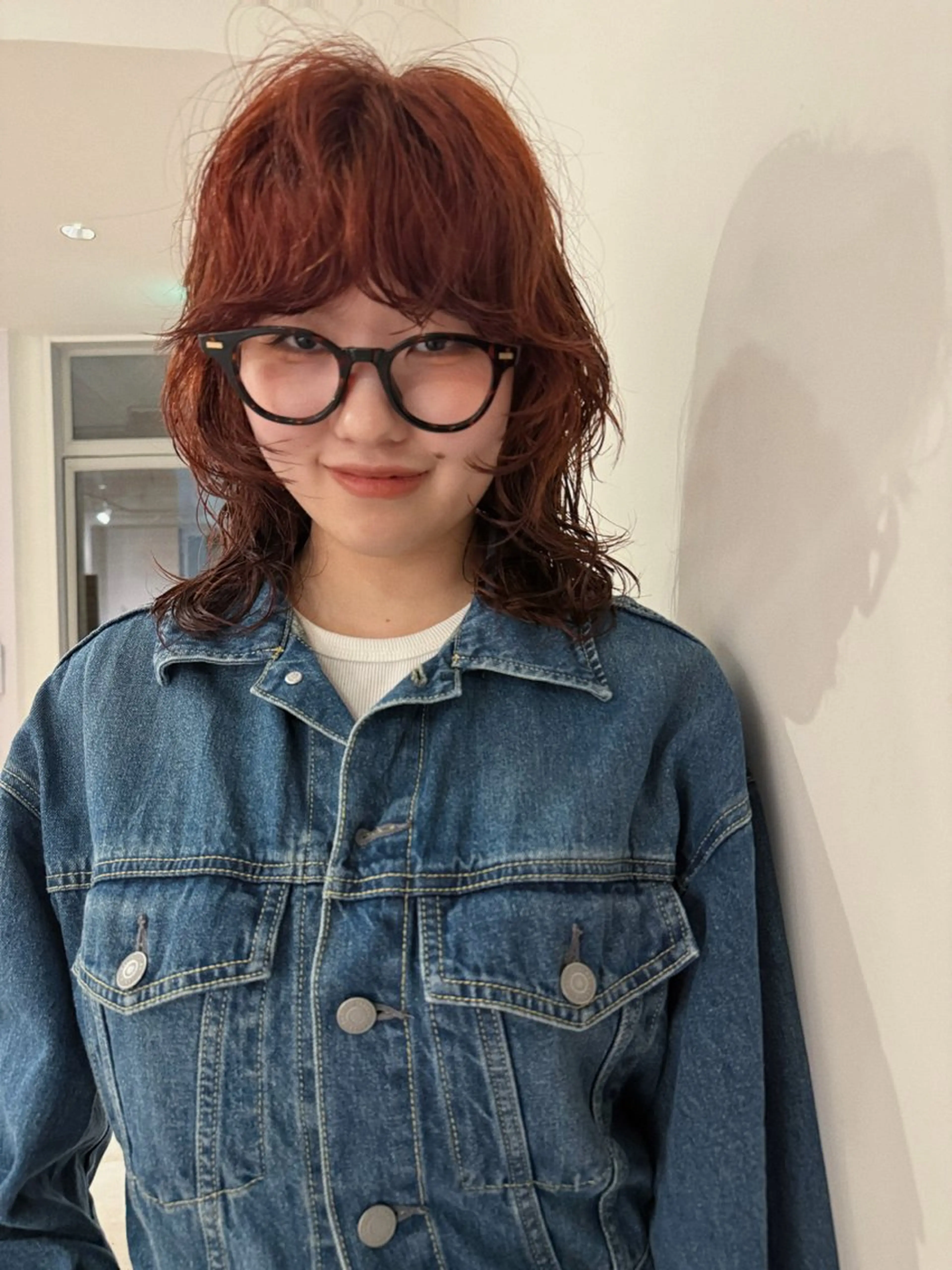 パーマ カット パーマ 南部 綾音のヘアスタイル