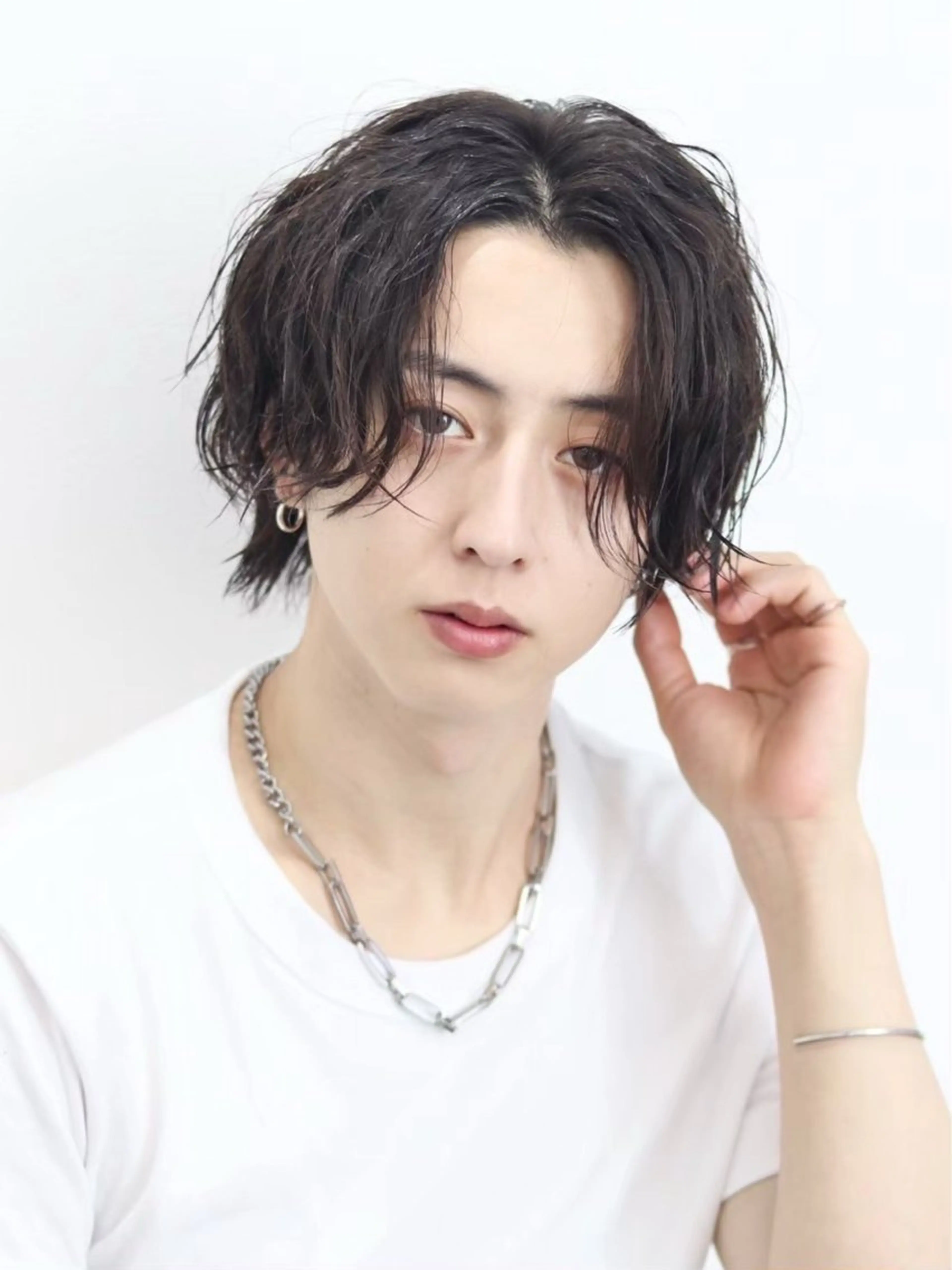 ミディアム メンズ カット パーマ職人🔥/短髪 執行役員/YUTAのヘアスタイル