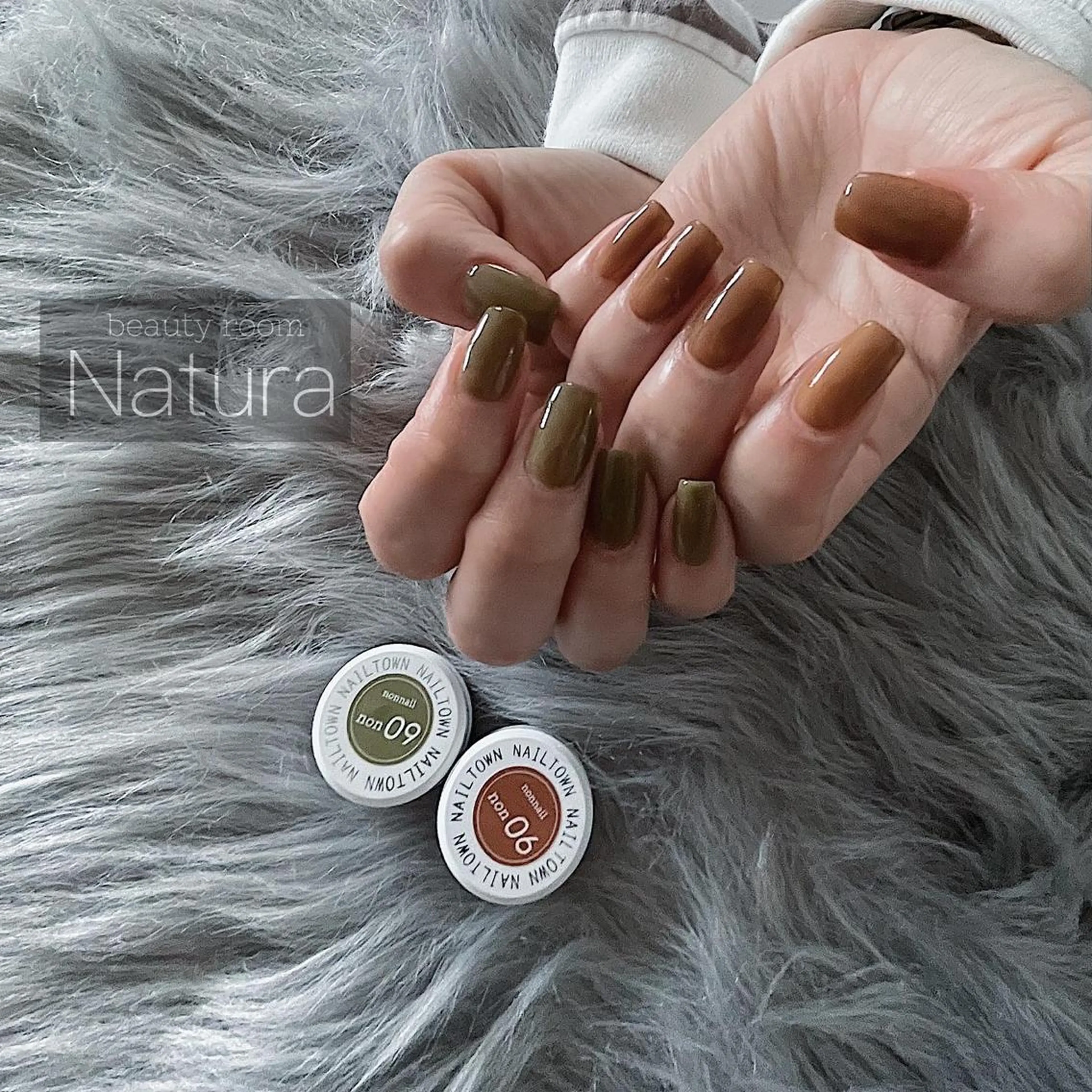 ネイル マツエク・マツパ アイブロウ 眉カラー ジェルネイル ハンドネイル beautyroom Naturaのネイルデザイン