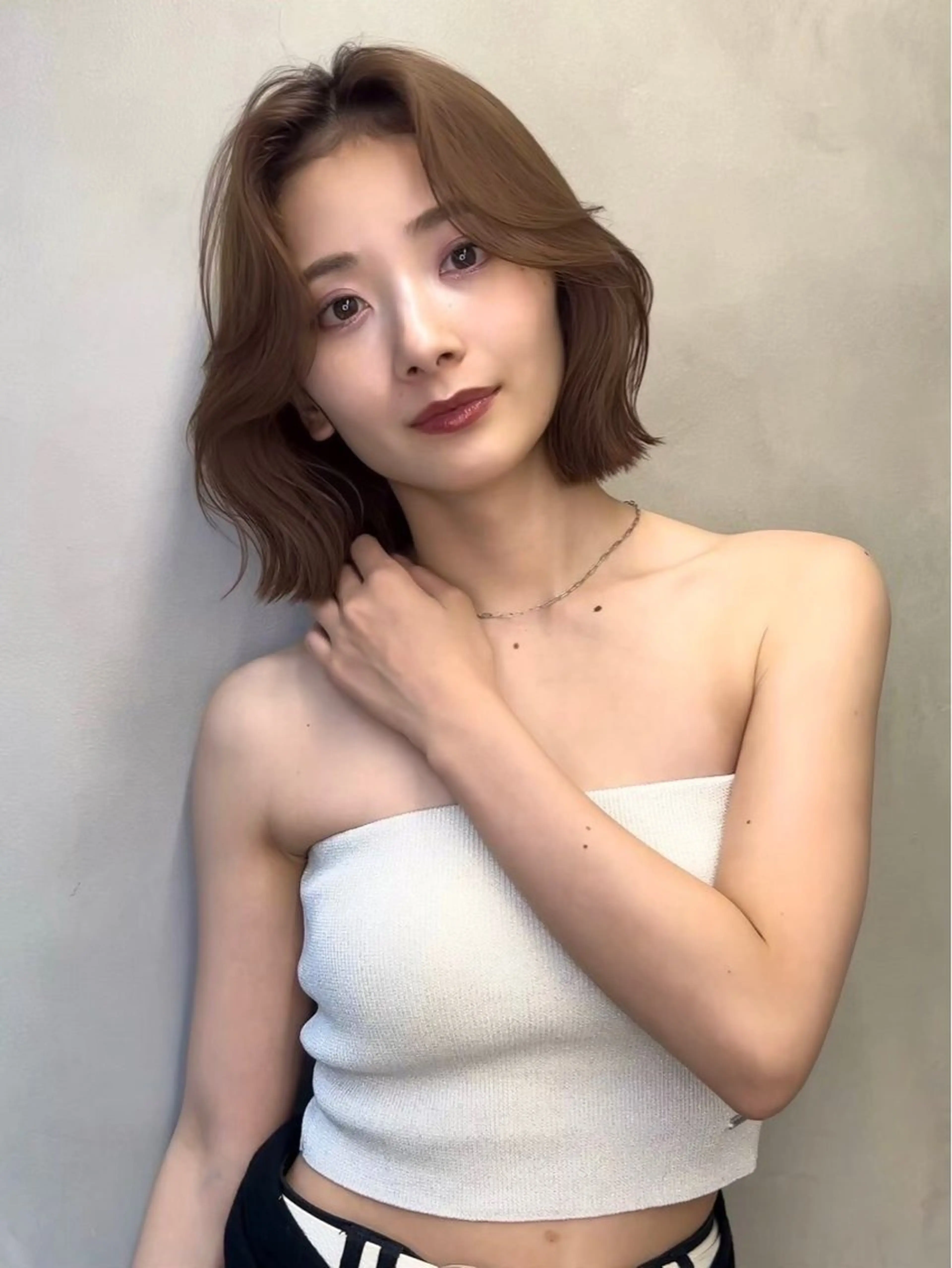 ミディアム カラー GLROW 大宮 ANNEXのヘアスタイル