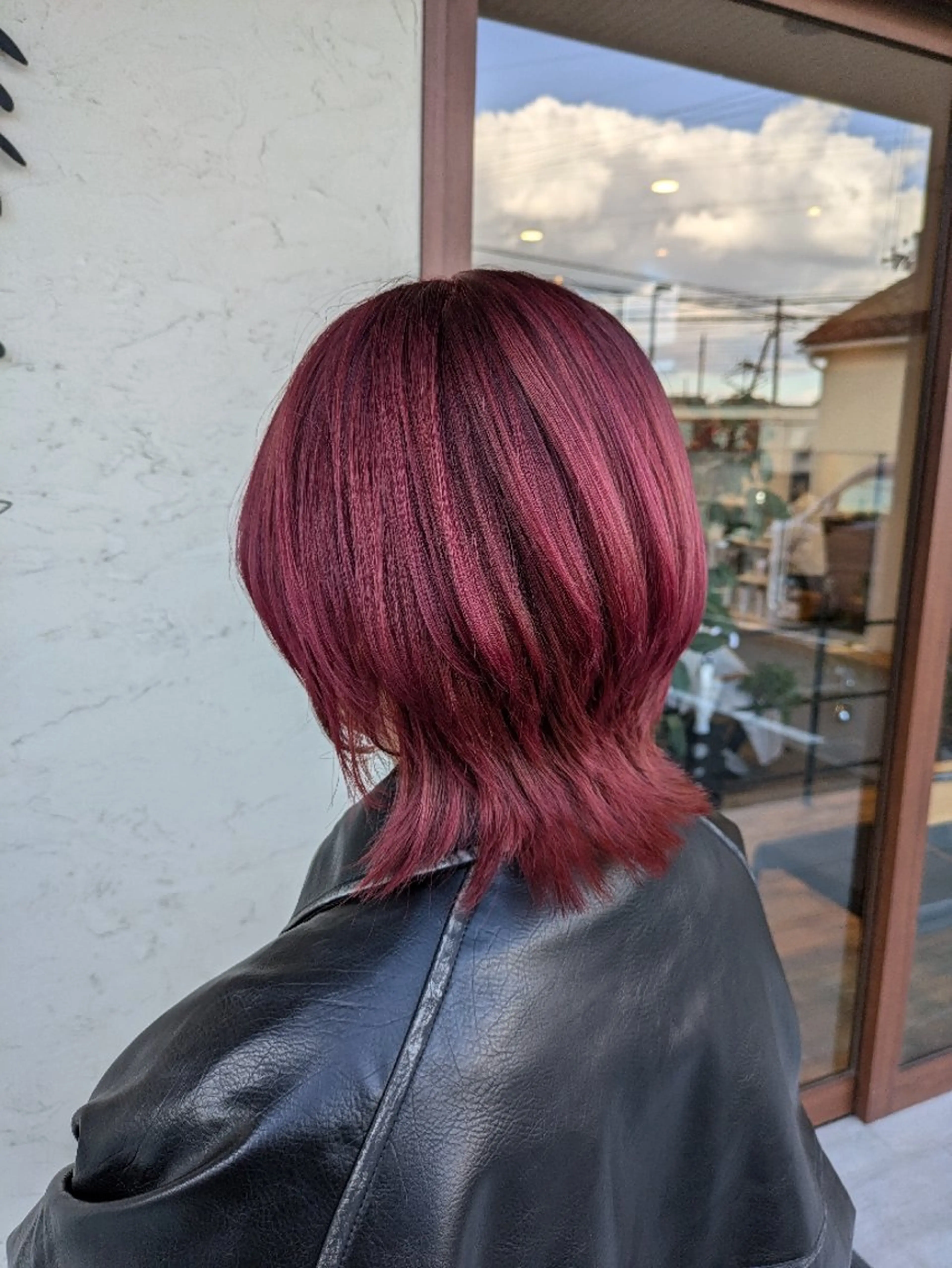 カラー ブリーチ レッドカラー 中谷　千鶴 ◎ブリーチカラー得意のヘアスタイル