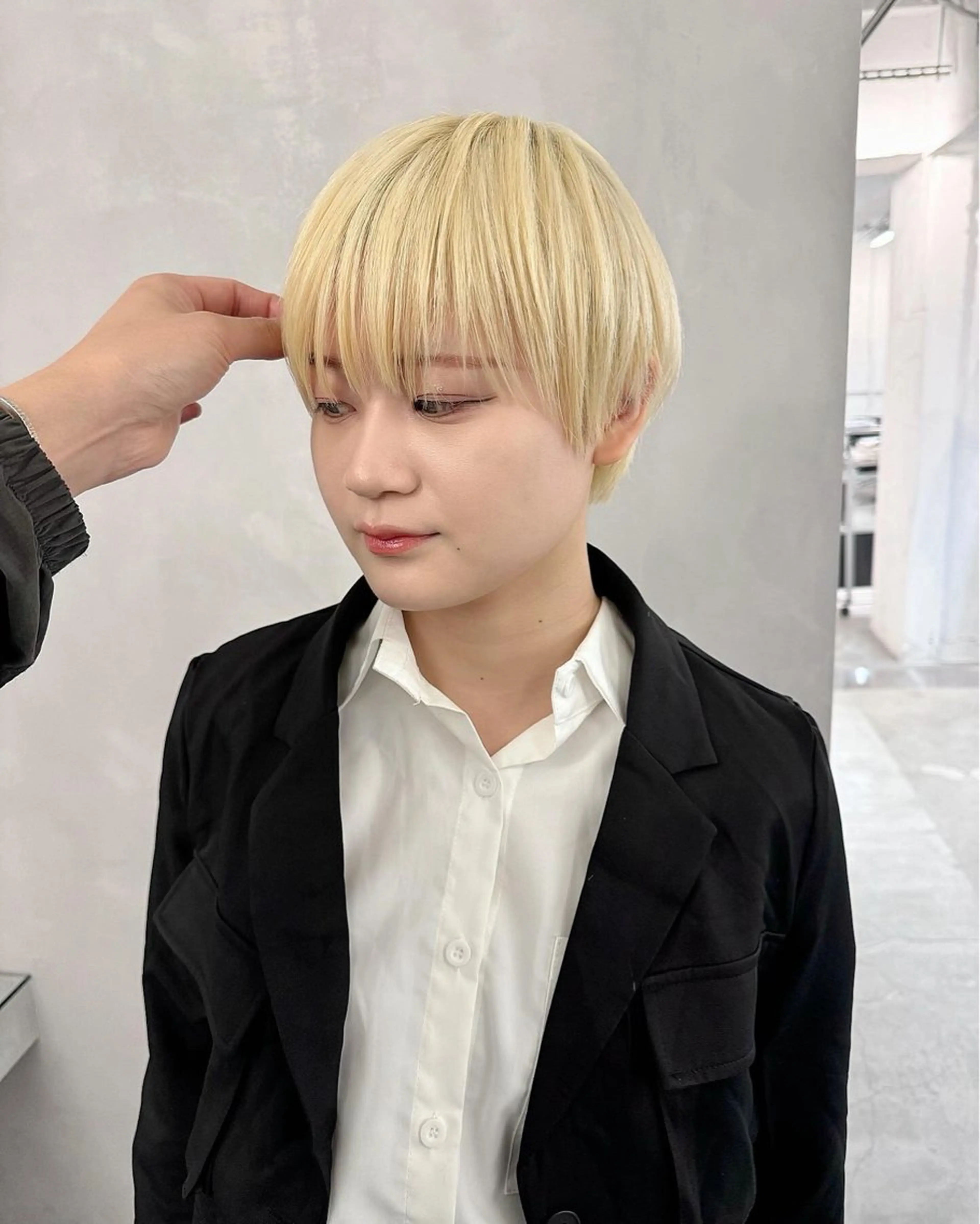 ショート カット ヘアカラー トリートメント カット特化 /BLUET/新宿のヘアスタイル