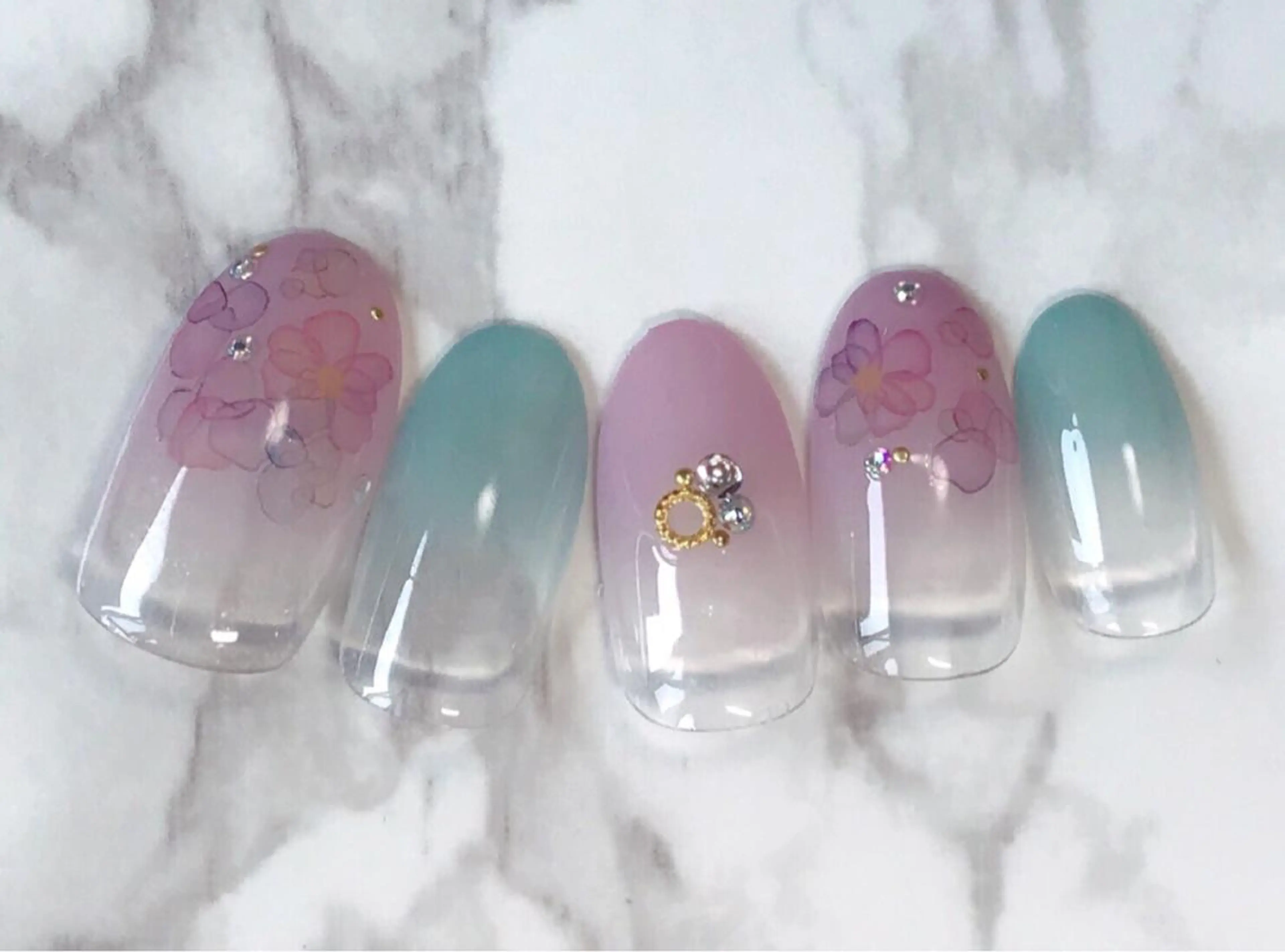 ネイル ハンドネイル Ribbon 佐野店のネイルデザイン