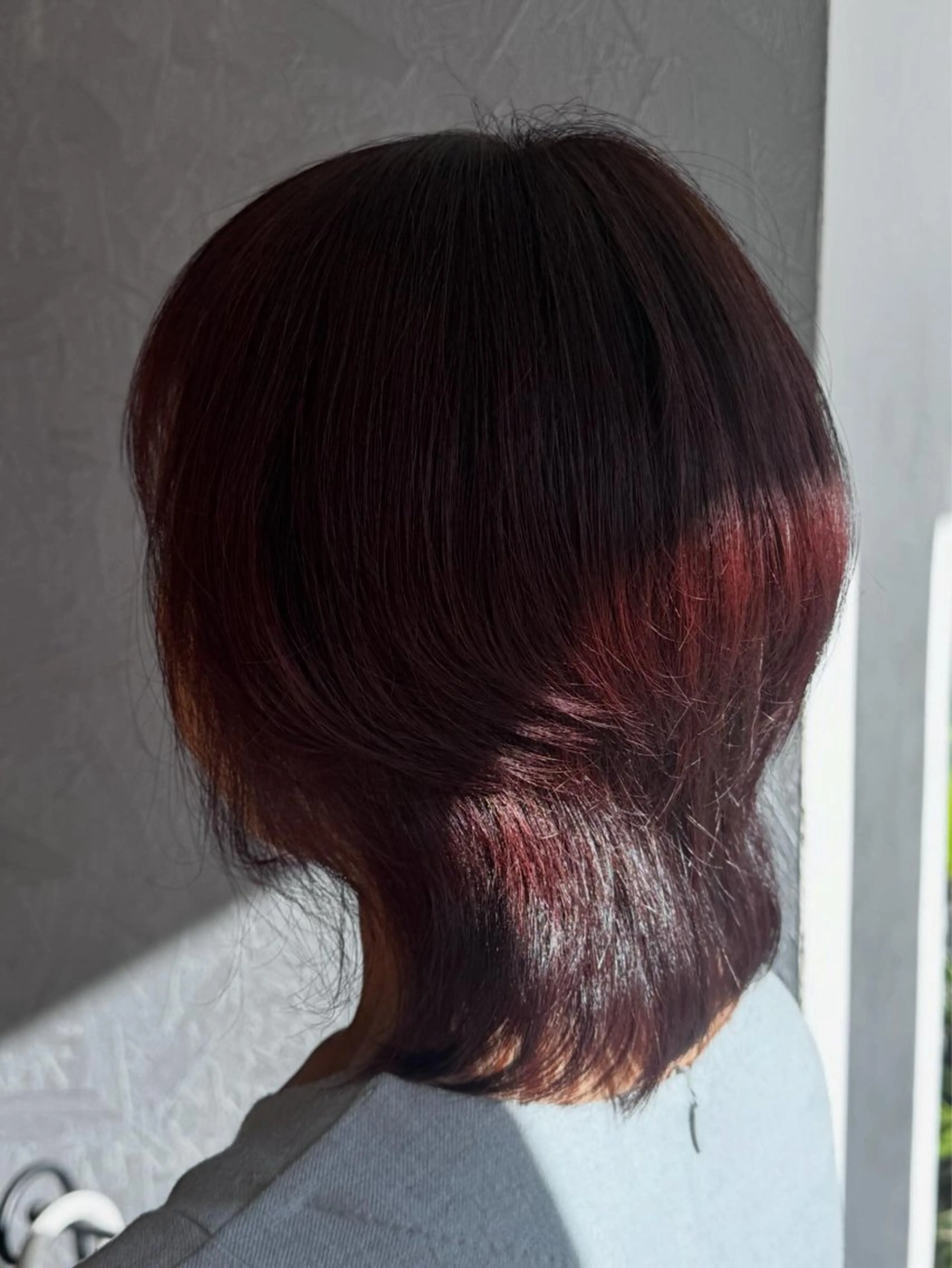 似合わせカット+艶カラー  お悩みに合わせたカットカラーをご提案致します⭐️初カラーもお任せ下さい！の写真