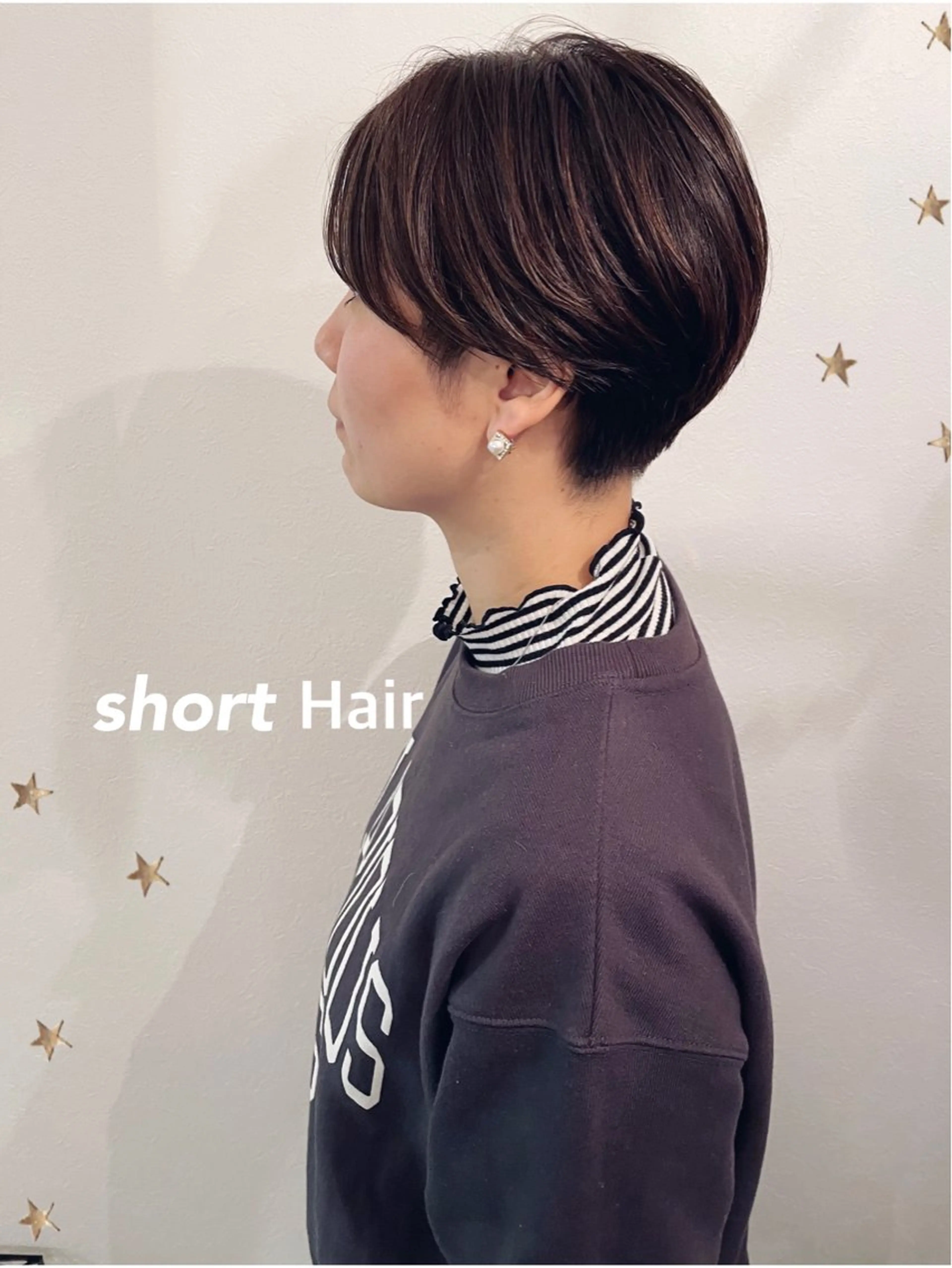 ショート カット 市川 千夏のヘアスタイル