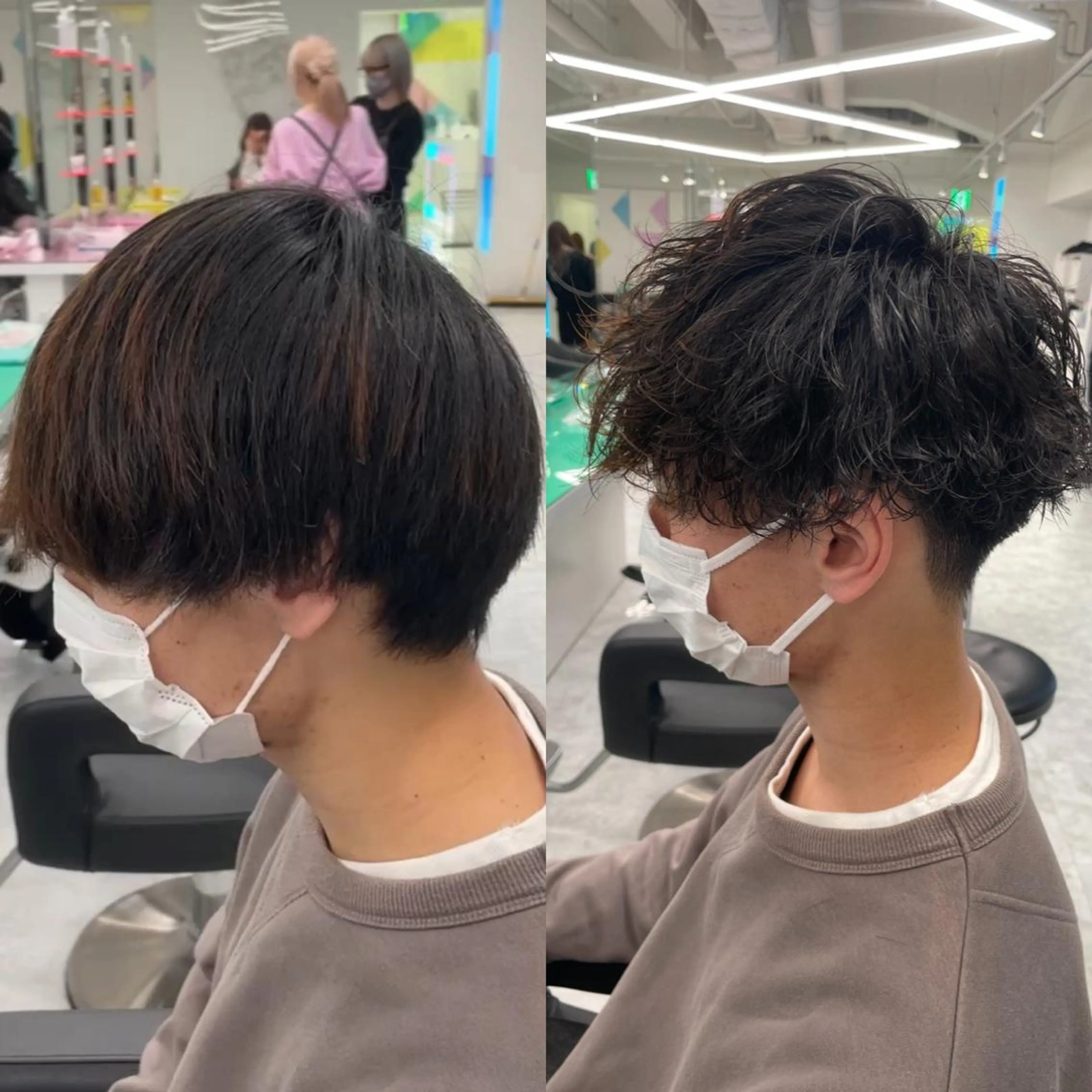 ショート カラー パーマ メンズ 【メンズサロン】 BLUCK 横浜のヘアスタイル